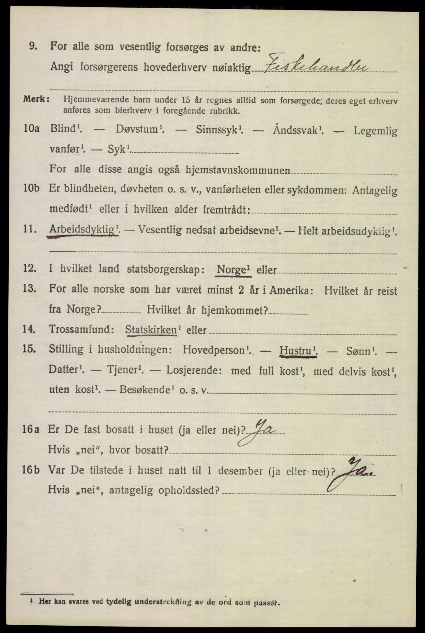 SAH, 1920 census for Åsnes, 1920, p. 10443