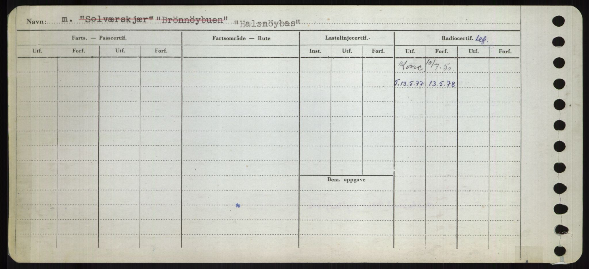 Sjøfartsdirektoratet med forløpere, Skipsmålingen, RA/S-1627/H/Hd/L0014: Fartøy, H-Havl, p. 150