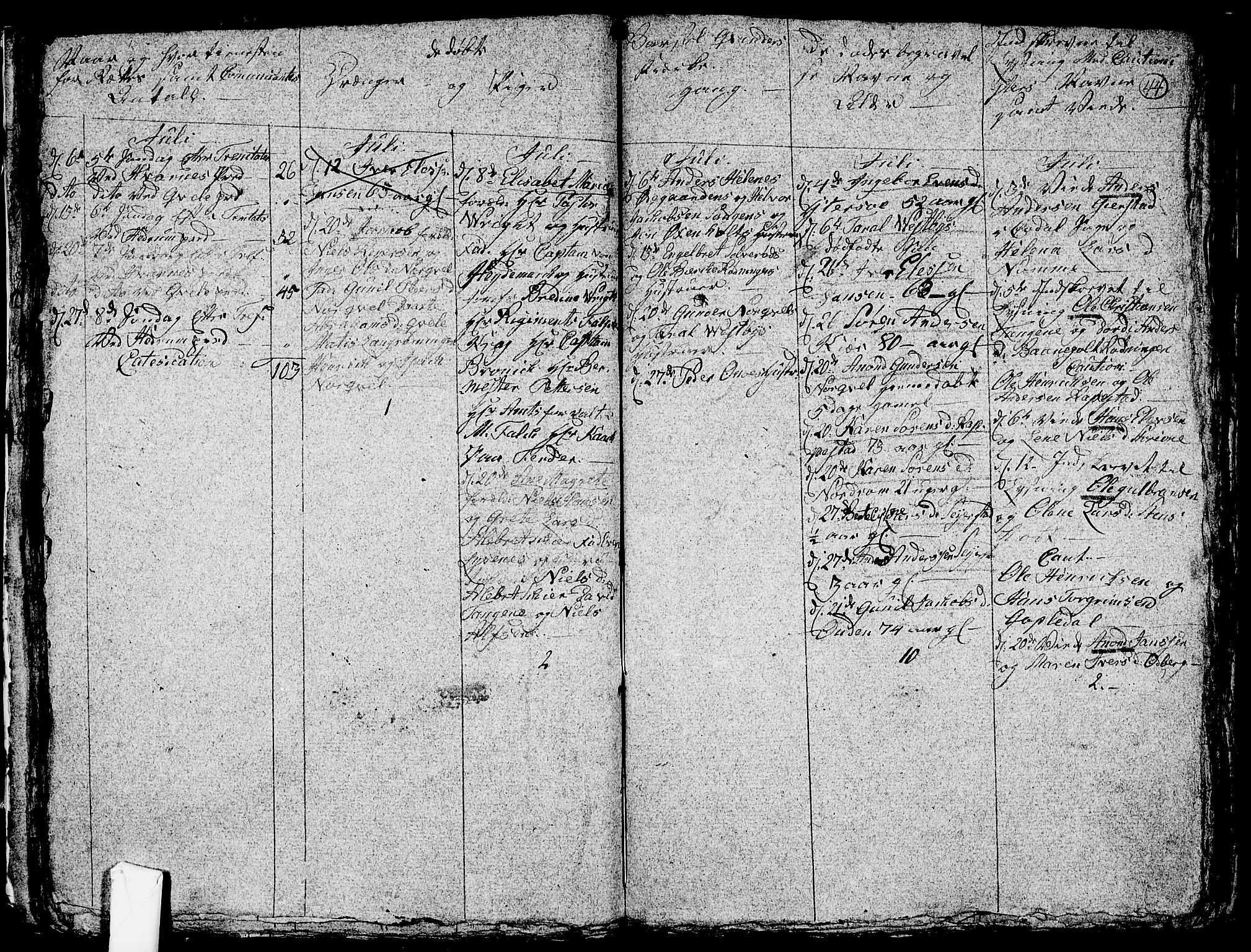 Hedrum kirkebøker, SAKO/A-344/G/Ga/L0002: Parish register (copy) no. I 2, 1803-1817, p. 44