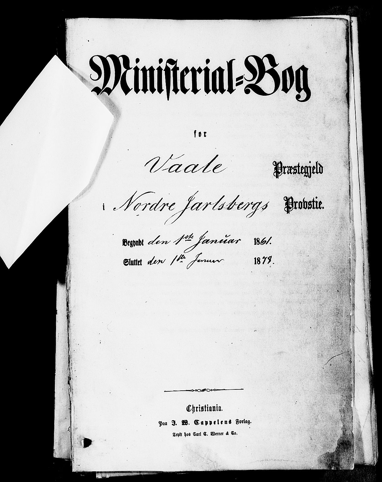 Våle kirkebøker, SAKO/A-334/F/Fa/L0010: Parish register (official) no. I 10, 1861-1877