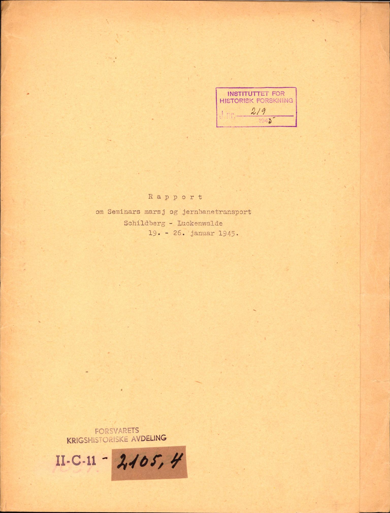 Forsvaret, Forsvarets krigshistoriske avdeling, AV/RA-RAFA-2017/Y/Yf/L0203: II-C-11-2105  -  Norske offiserer i krigsfangenskap, 1940-1948, p. 606