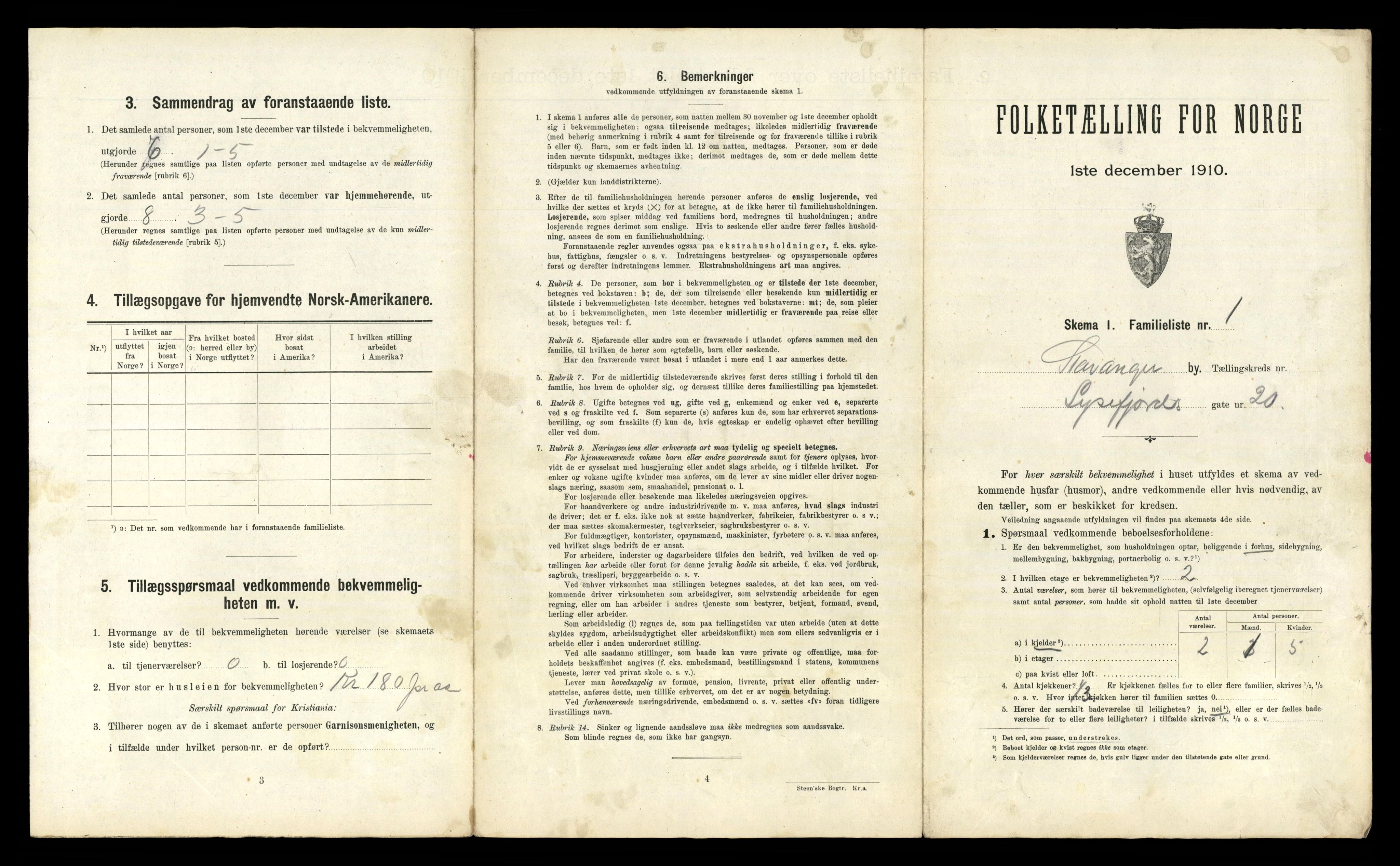 RA, 1910 census for Stavanger, 1910, p. 22986