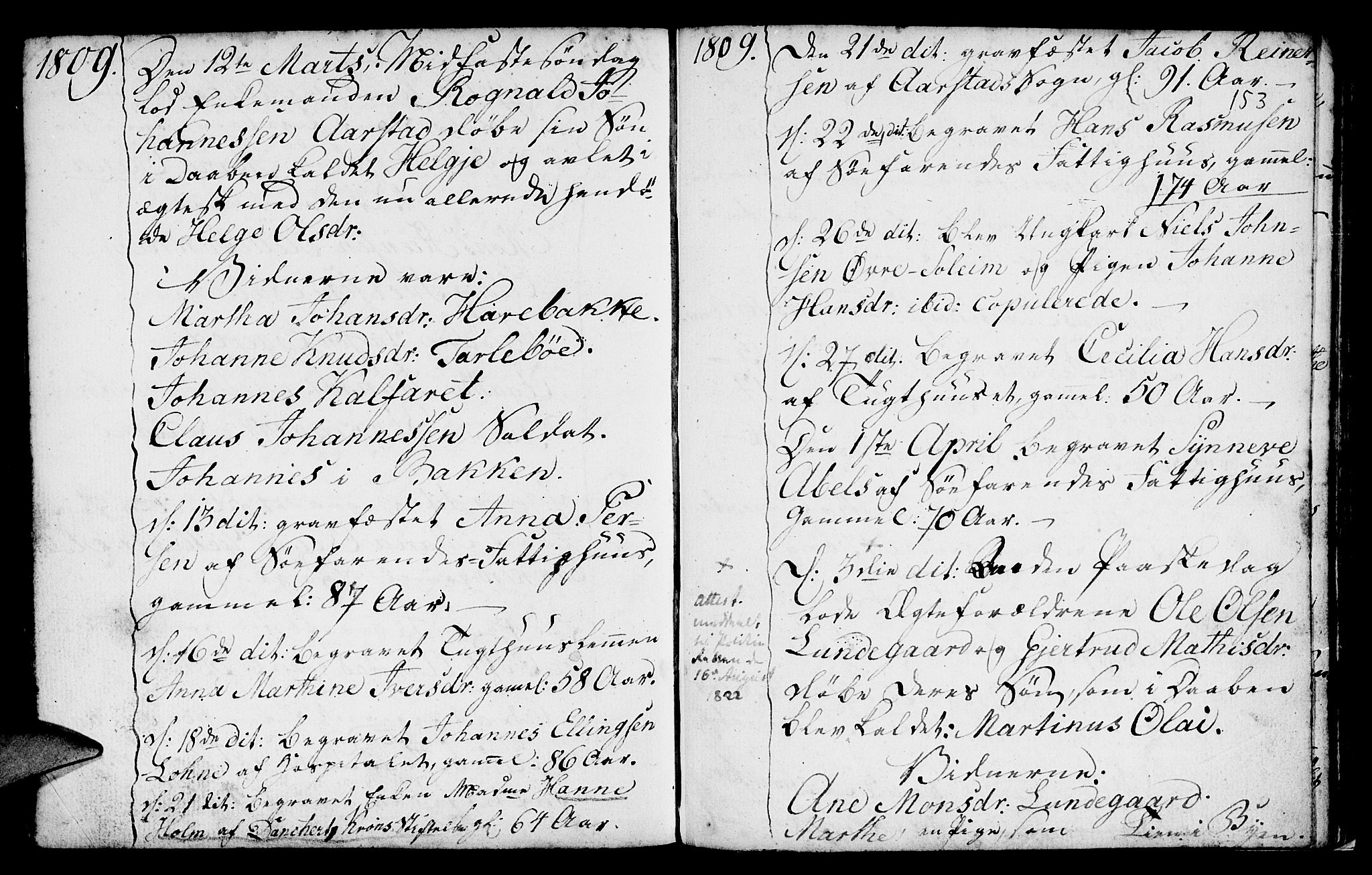 St. Jørgens hospital og Årstad sokneprestembete, AV/SAB-A-99934: Parish register (official) no. A 2, 1766-1814, p. 153