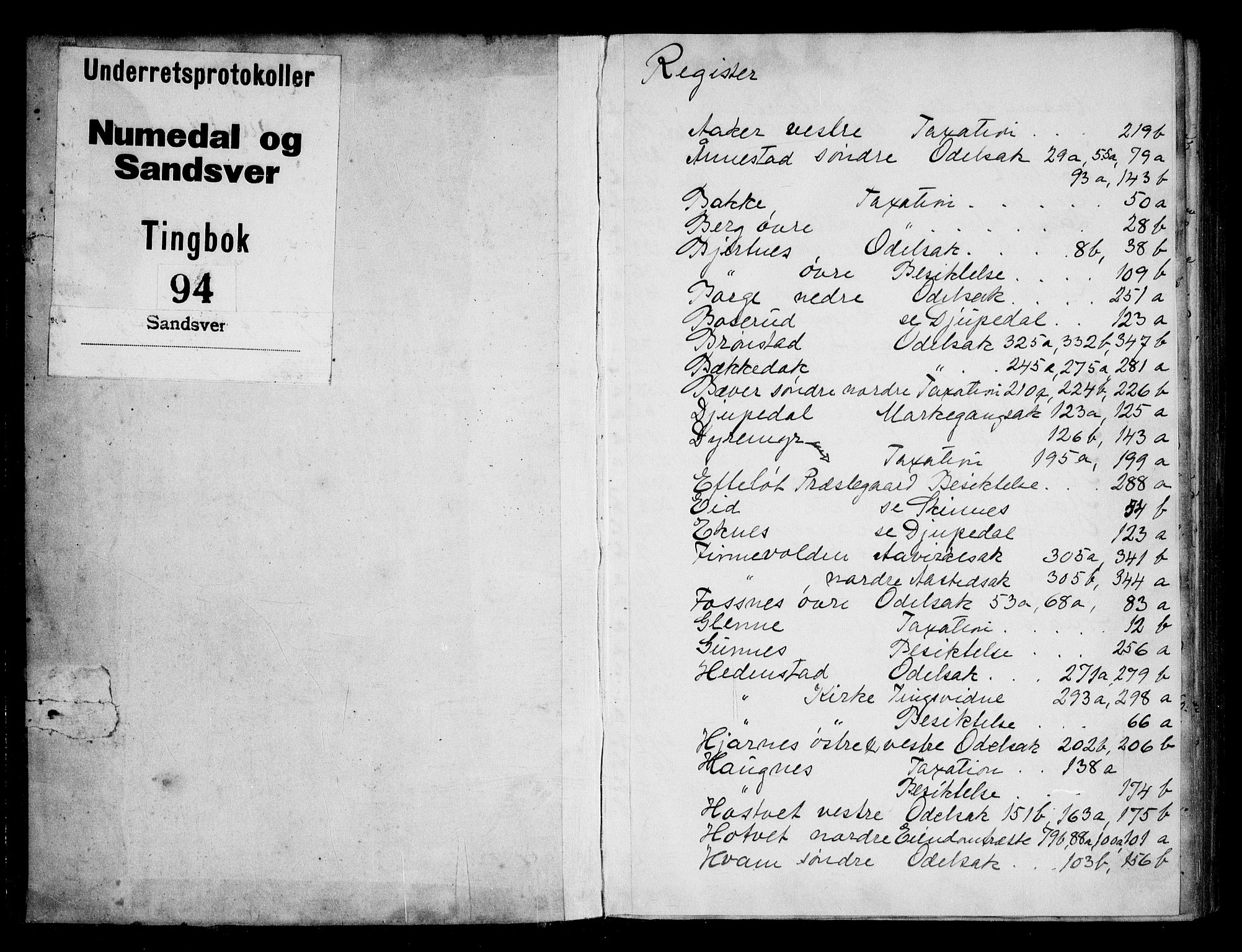 Numedal og Sandsvær sorenskriveri, SAKO/A-128/F/Fa/Faa/L0095: Tingbøker, 1760-1767