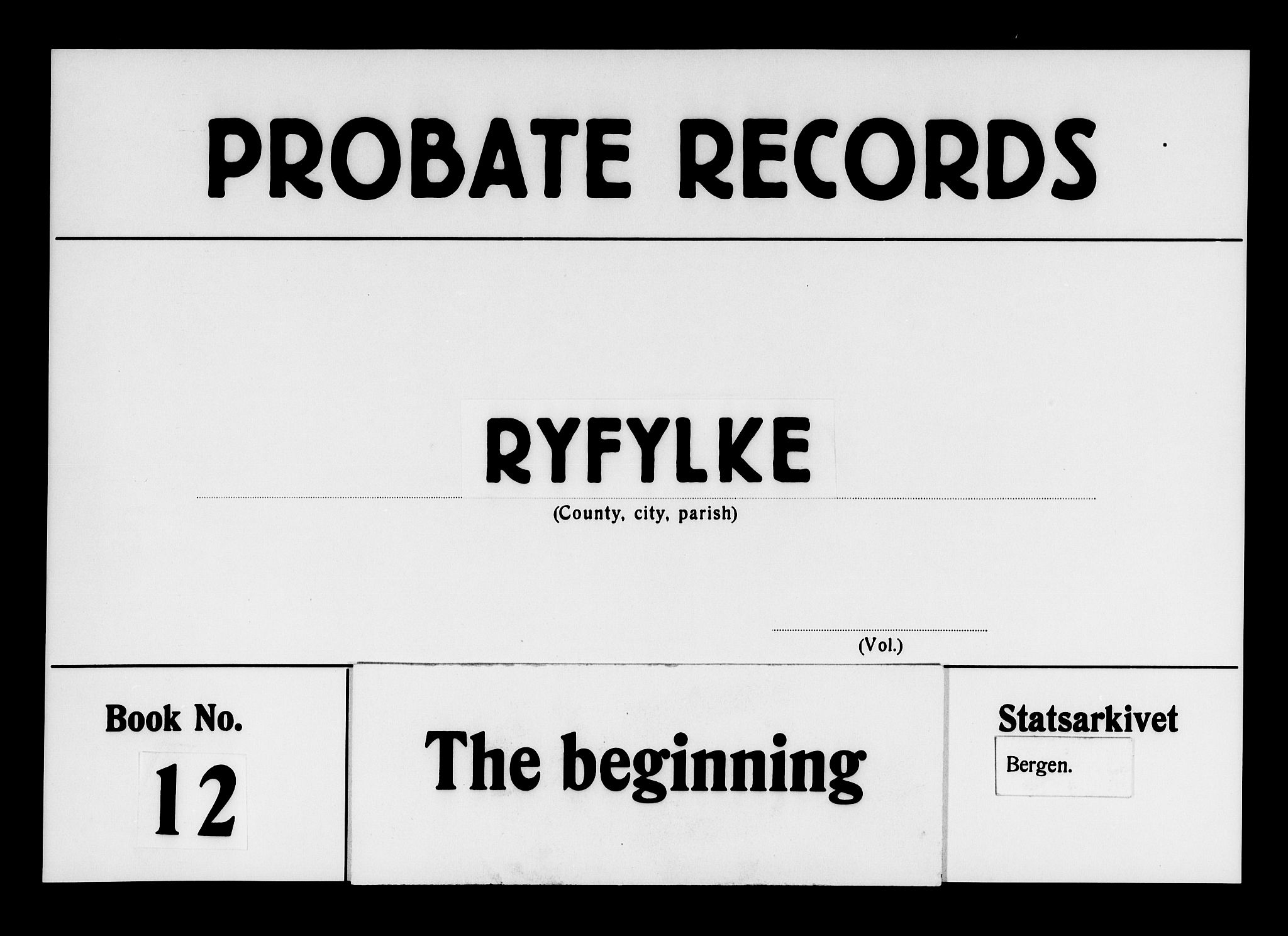 Ryfylke tingrett, AV/SAST-A-100055/001/IV/IVD/L0024: Skifteprotokoll, register i boken, 1861-1870