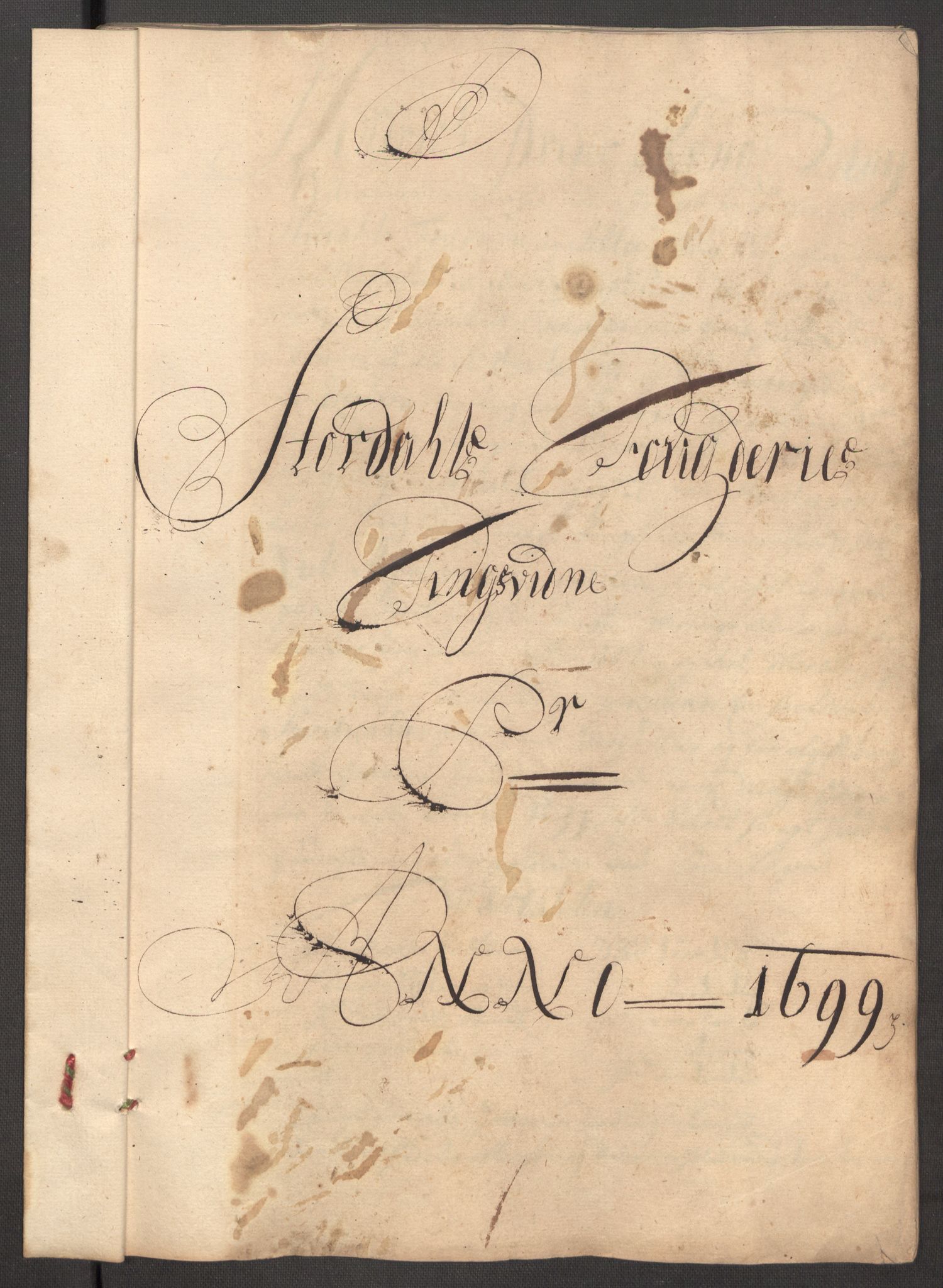 Rentekammeret inntil 1814, Reviderte regnskaper, Fogderegnskap, AV/RA-EA-4092/R62/L4191: Fogderegnskap Stjørdal og Verdal, 1699, p. 251