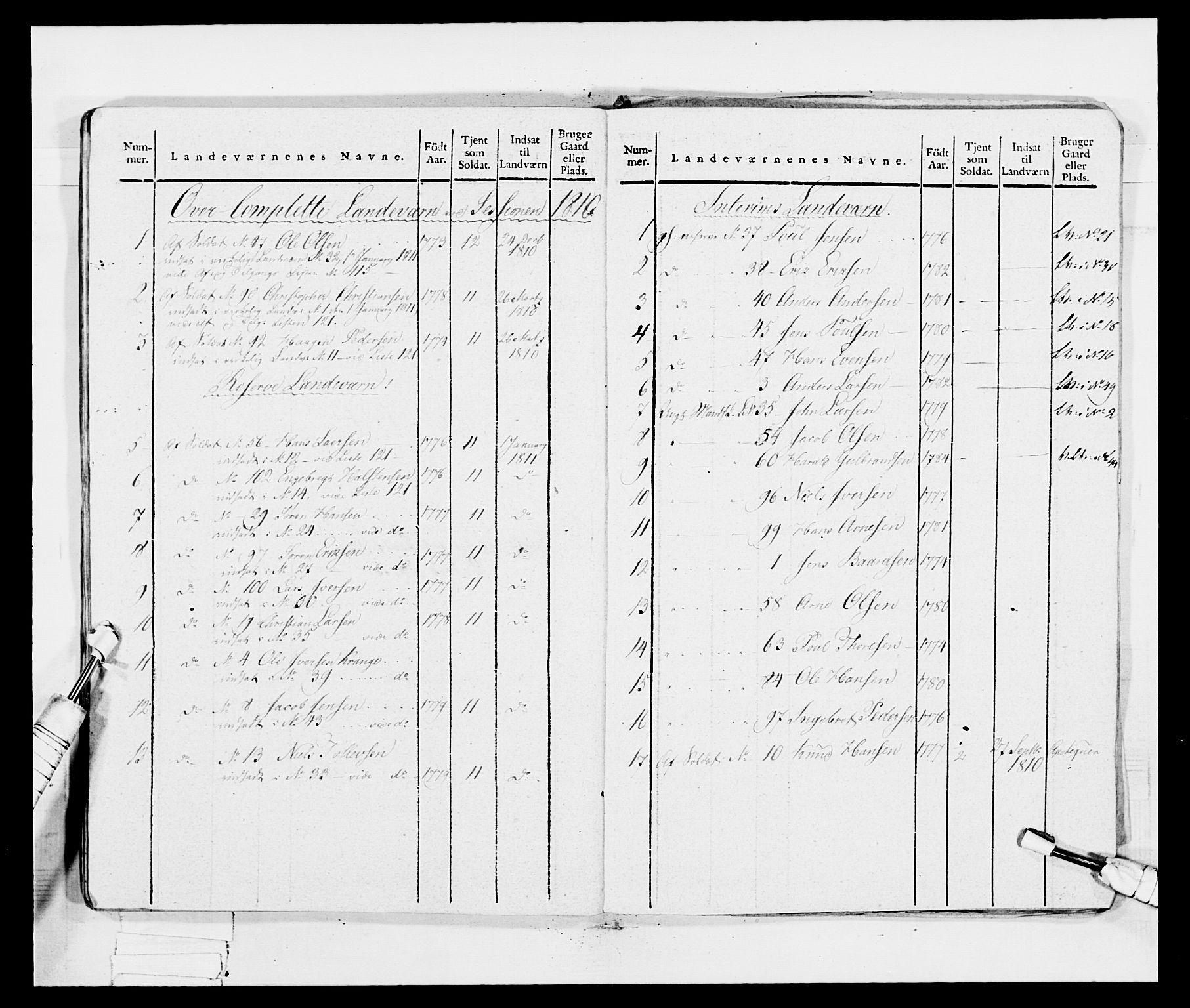 Generalitets- og kommissariatskollegiet, Det kongelige norske kommissariatskollegium, AV/RA-EA-5420/E/Eh/L0035: Nordafjelske gevorbne infanteriregiment, 1812-1813, p. 339