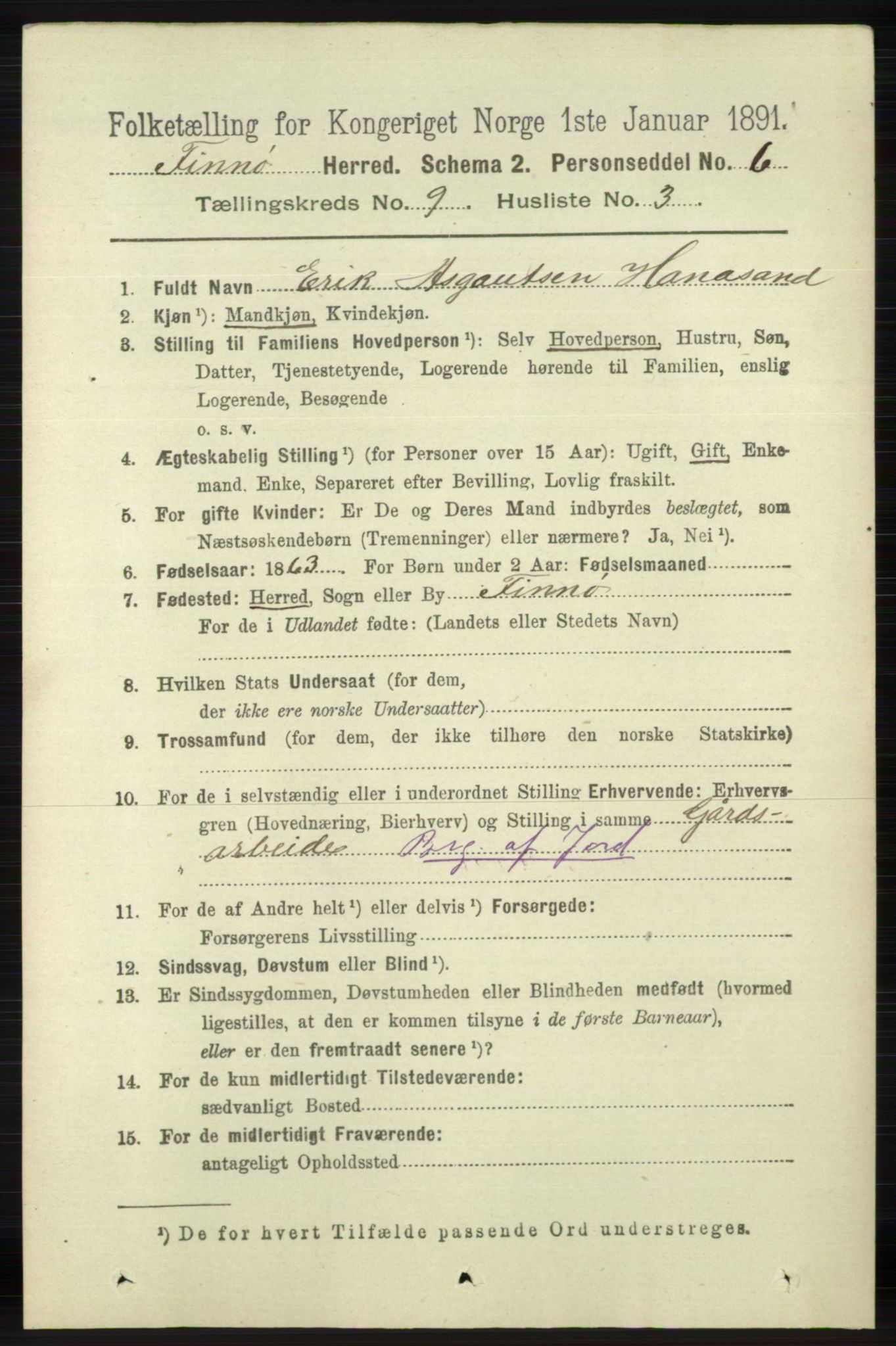 RA, 1891 census for 1141 Finnøy, 1891, p. 1872