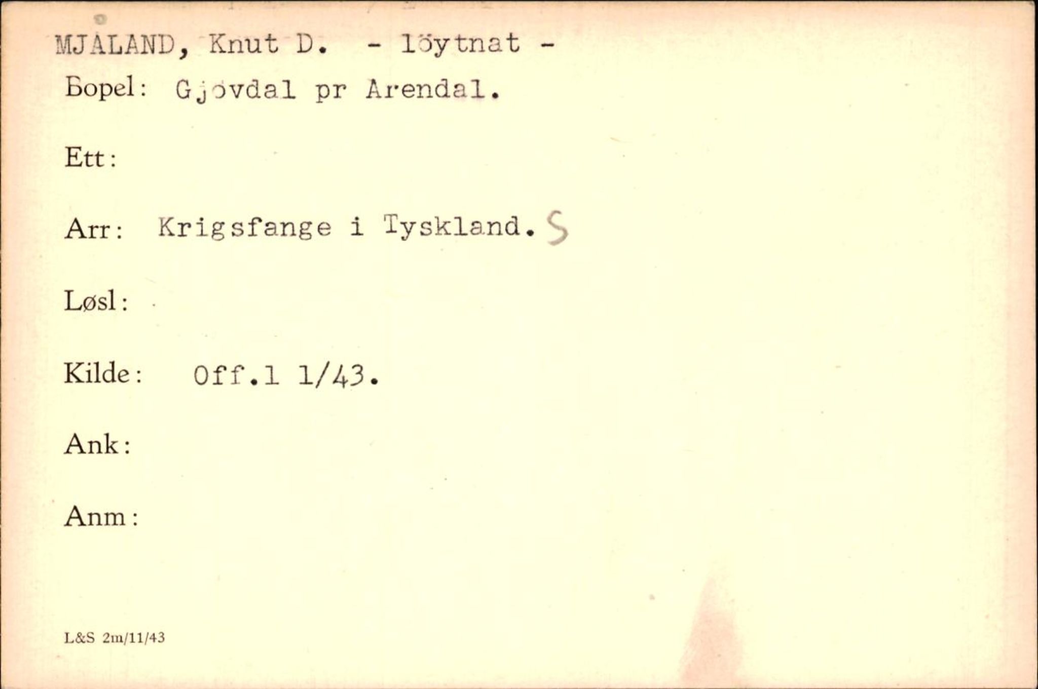 Forsvaret, Forsvarets krigshistoriske avdeling, RA/RAFA-2017/Y/Yf/L0200: II-C-11-2102  -  Norske krigsfanger i Tyskland, 1940-1945, p. 718