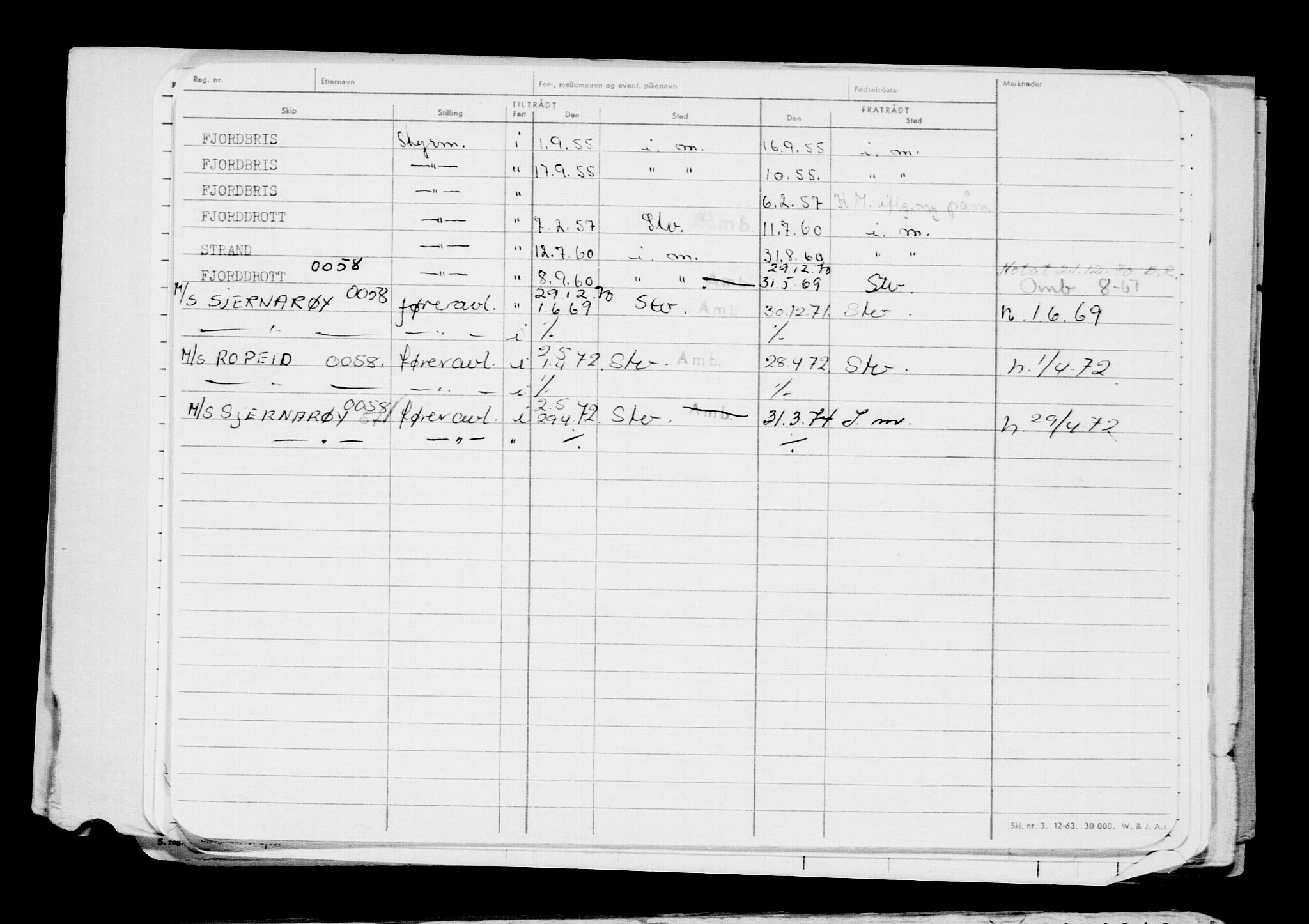 Direktoratet for sjømenn, AV/RA-S-3545/G/Gb/L0213: Hovedkort, 1922, p. 170