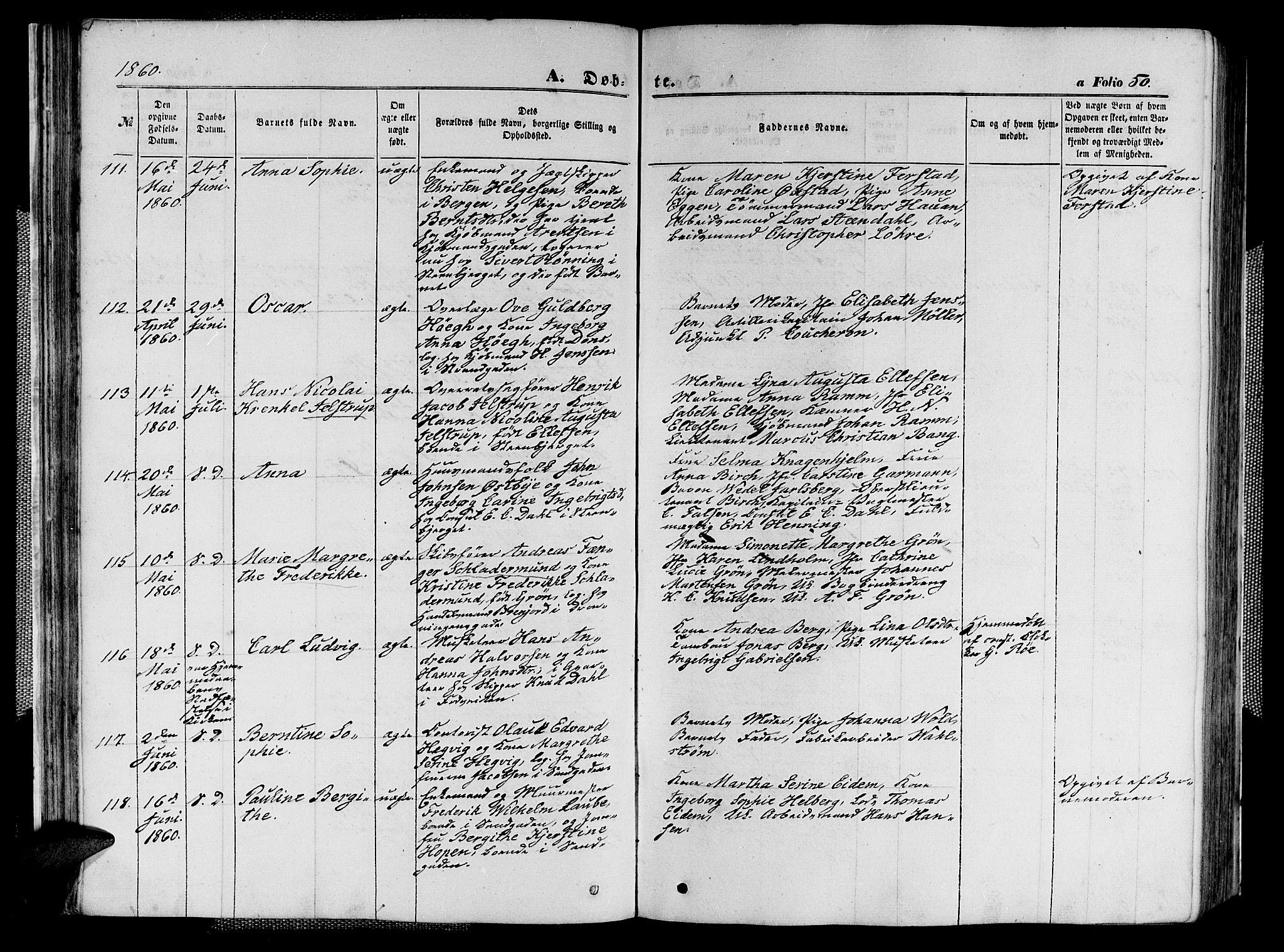 Ministerialprotokoller, klokkerbøker og fødselsregistre - Sør-Trøndelag, SAT/A-1456/602/L0139: Parish register (copy) no. 602C07, 1859-1864, p. 50