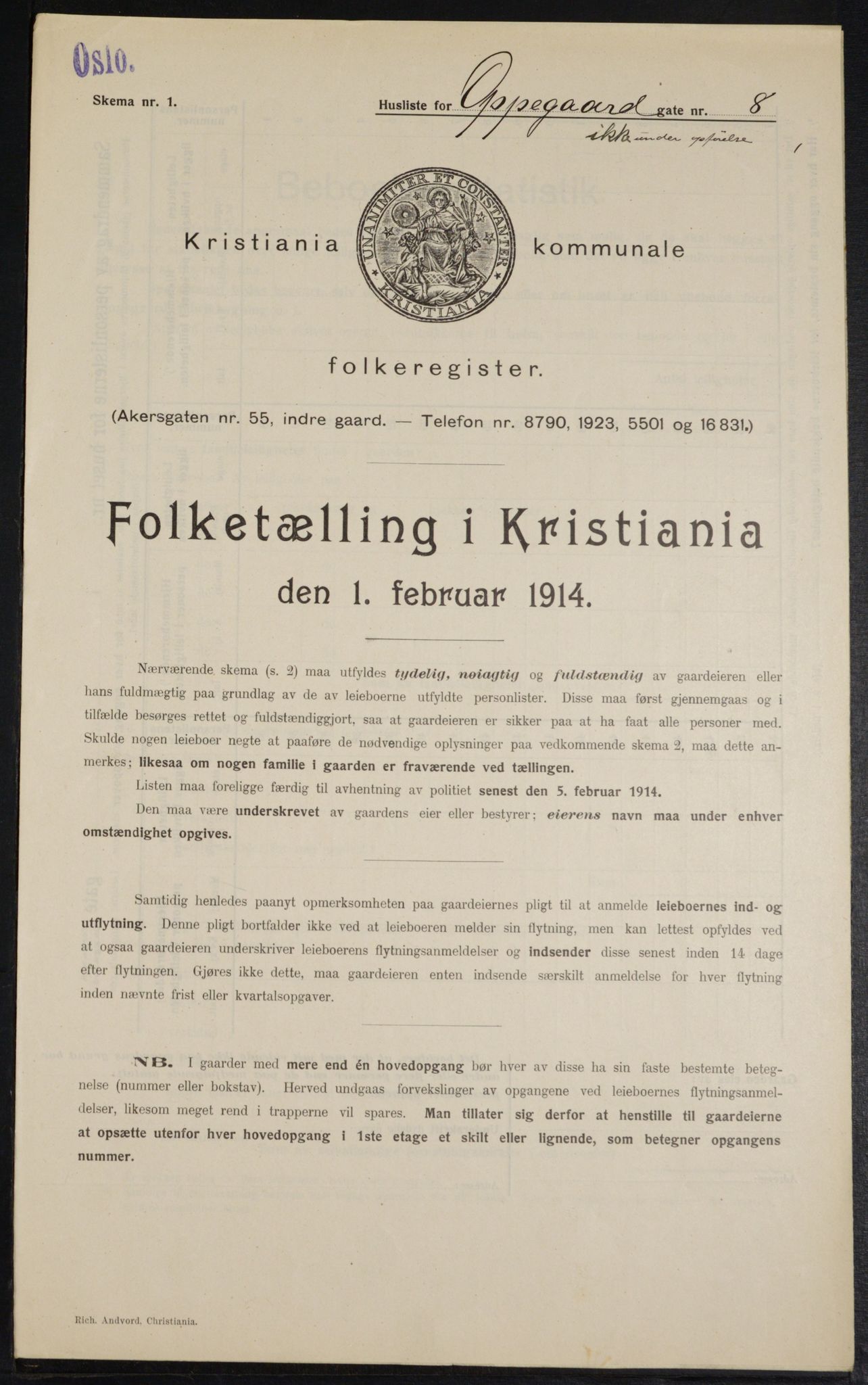 OBA, Municipal Census 1914 for Kristiania, 1914, p. 75793