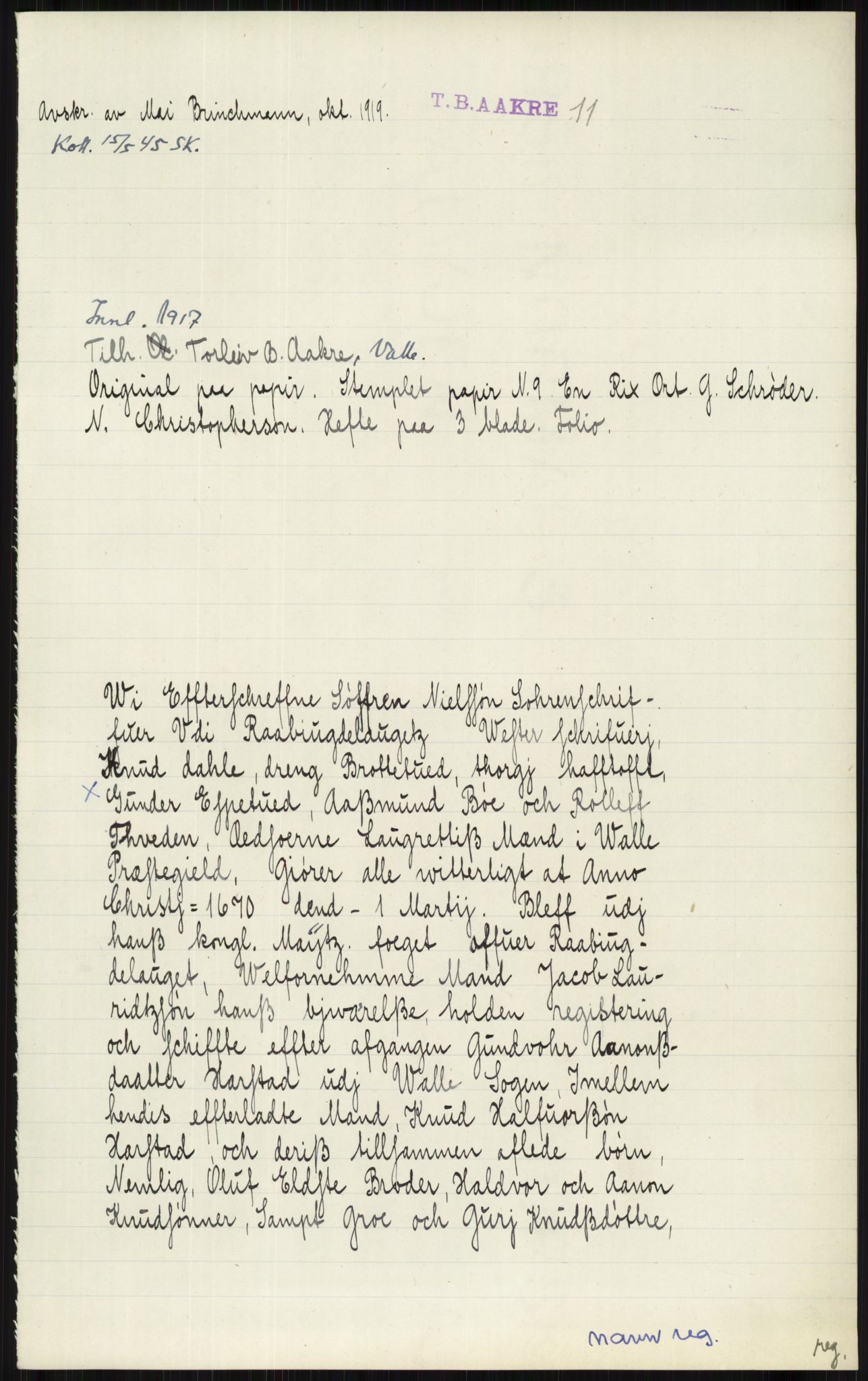 Samlinger til kildeutgivelse, Diplomavskriftsamlingen, AV/RA-EA-4053/H/Ha, p. 31