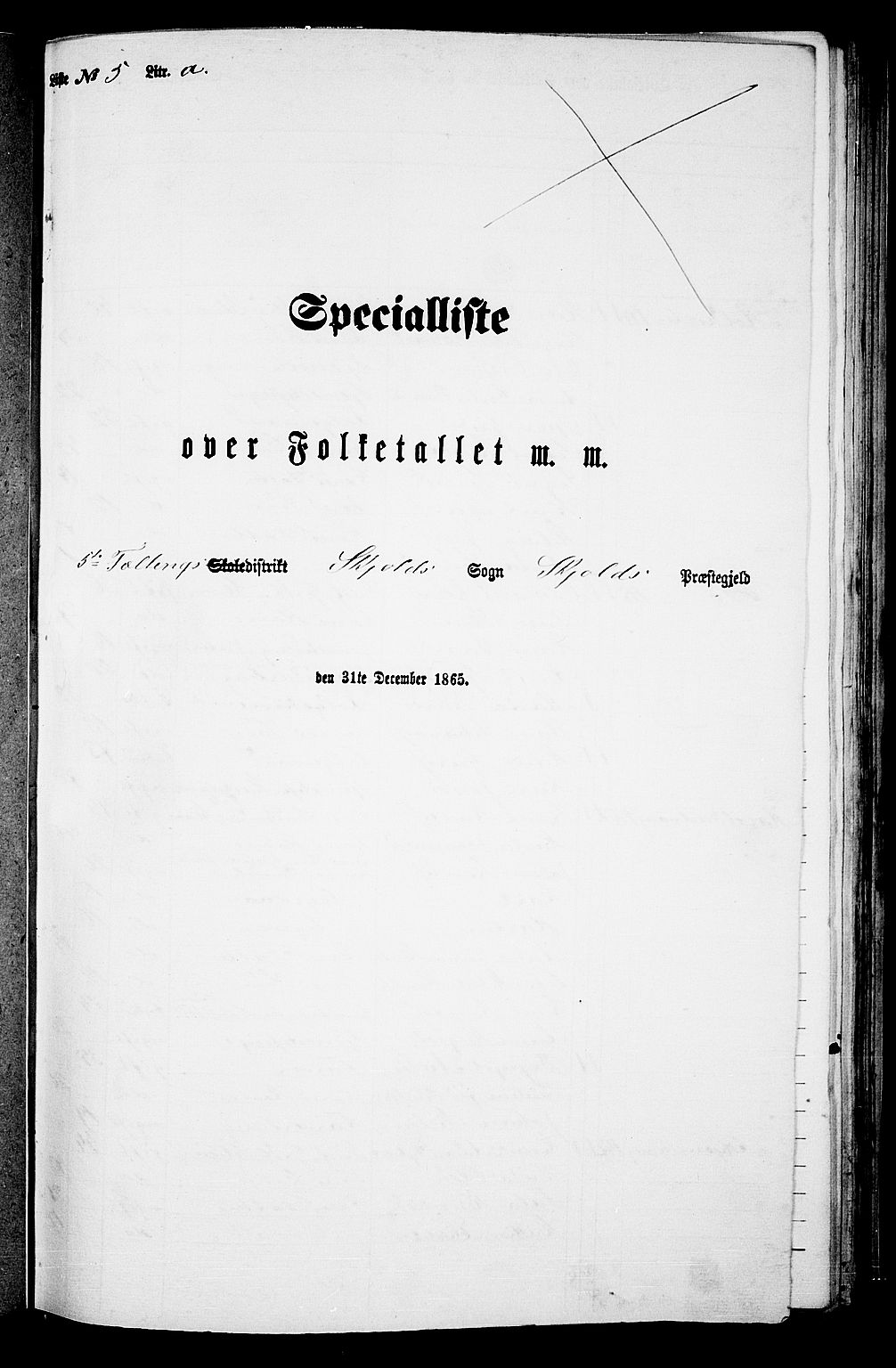 RA, 1865 census for Skjold, 1865, p. 67