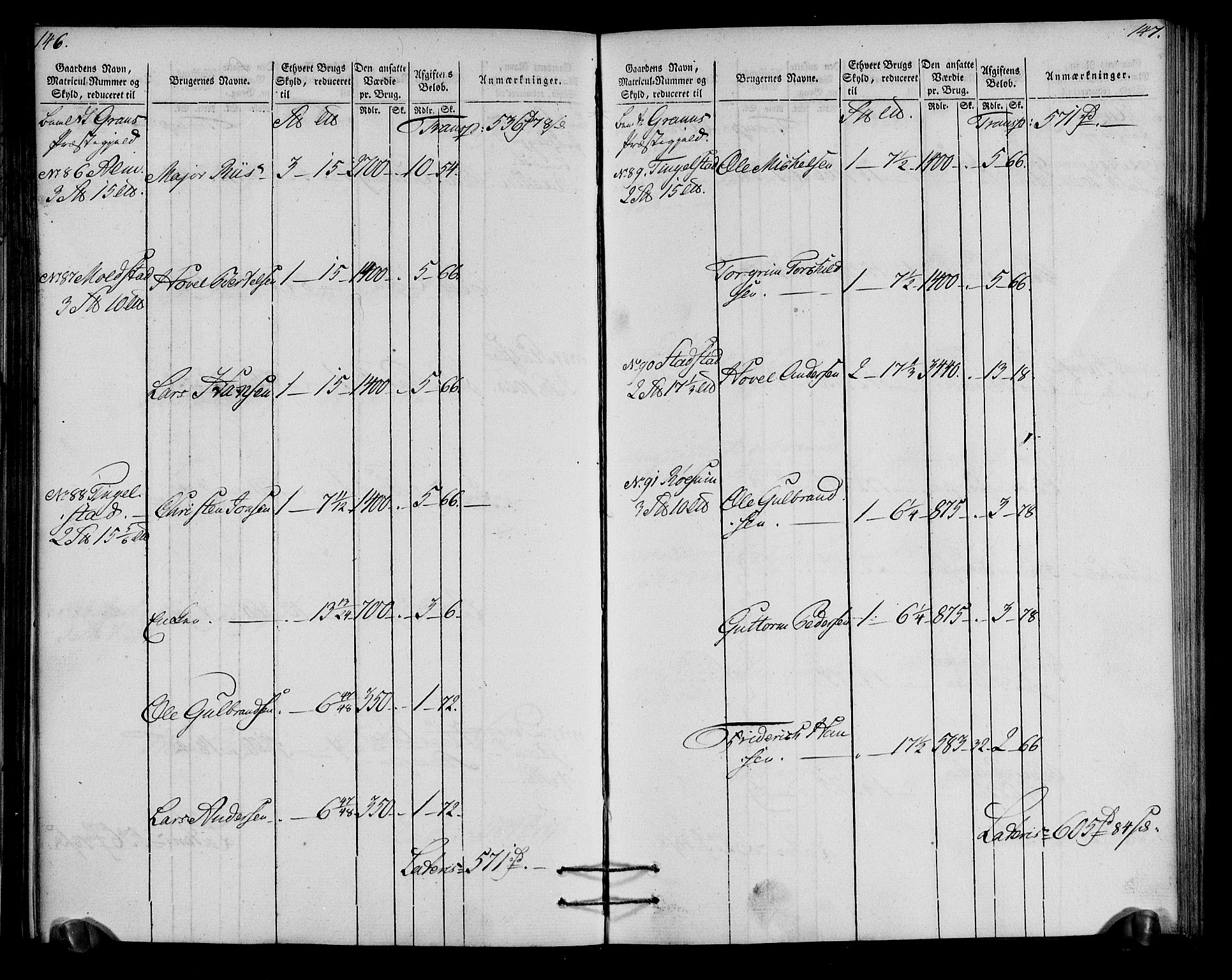 Rentekammeret inntil 1814, Realistisk ordnet avdeling, AV/RA-EA-4070/N/Ne/Nea/L0037: Toten fogderi. Oppebørselsregister, 1803-1804, p. 76