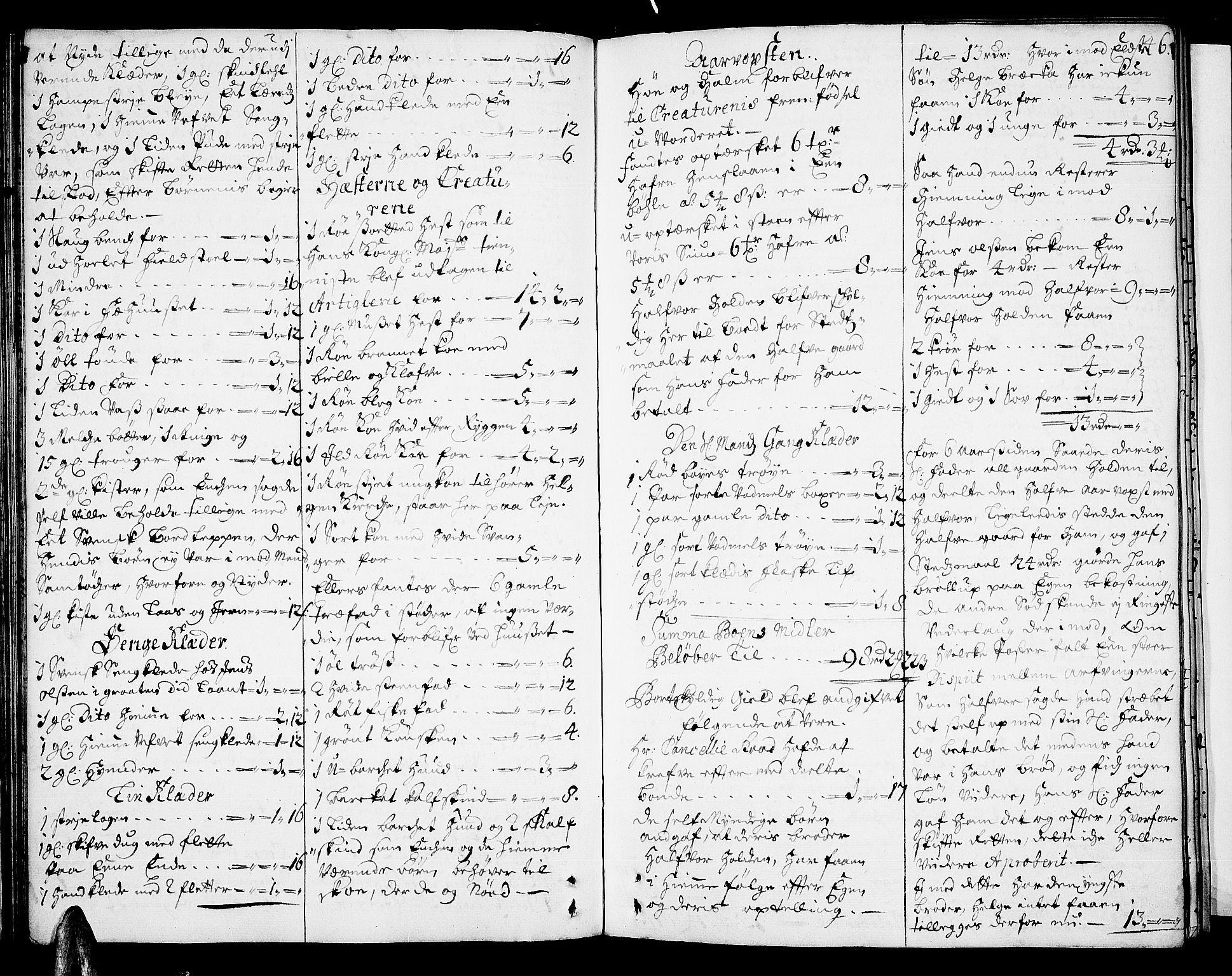 Nedre Telemark sorenskriveri, AV/SAKO-A-135/H/Hb/Hba/L0007: Skifteprotokoll
, 1709-1716, p. 45b-46a