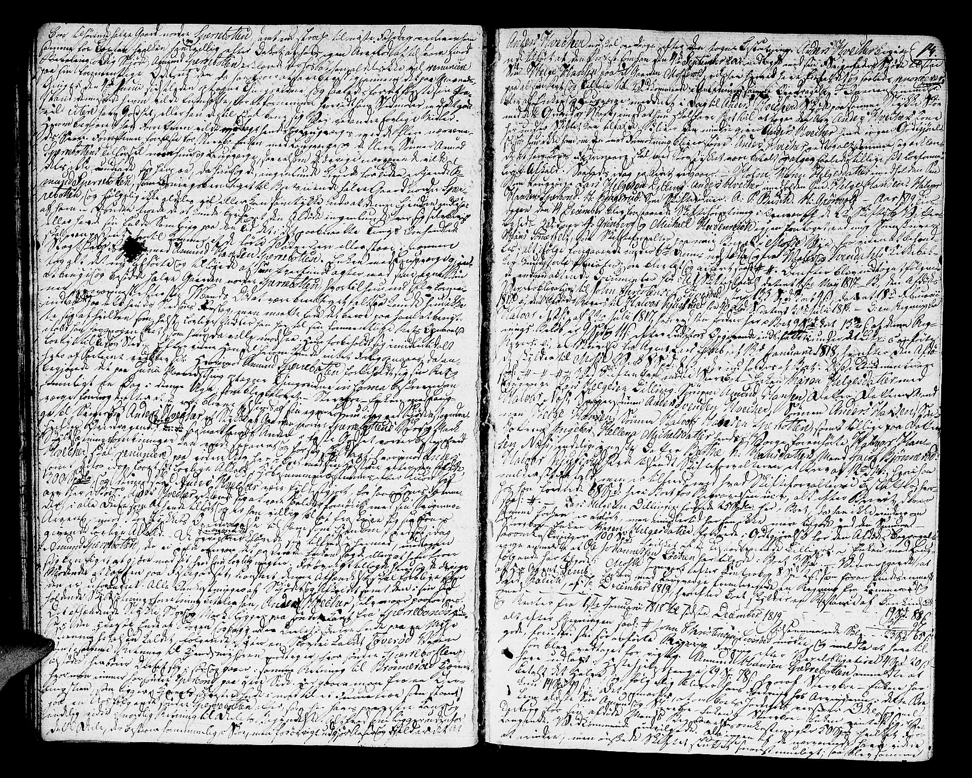 Moss sorenskriveri, SAO/A-10168, 1817-1820, p. 12b-13a