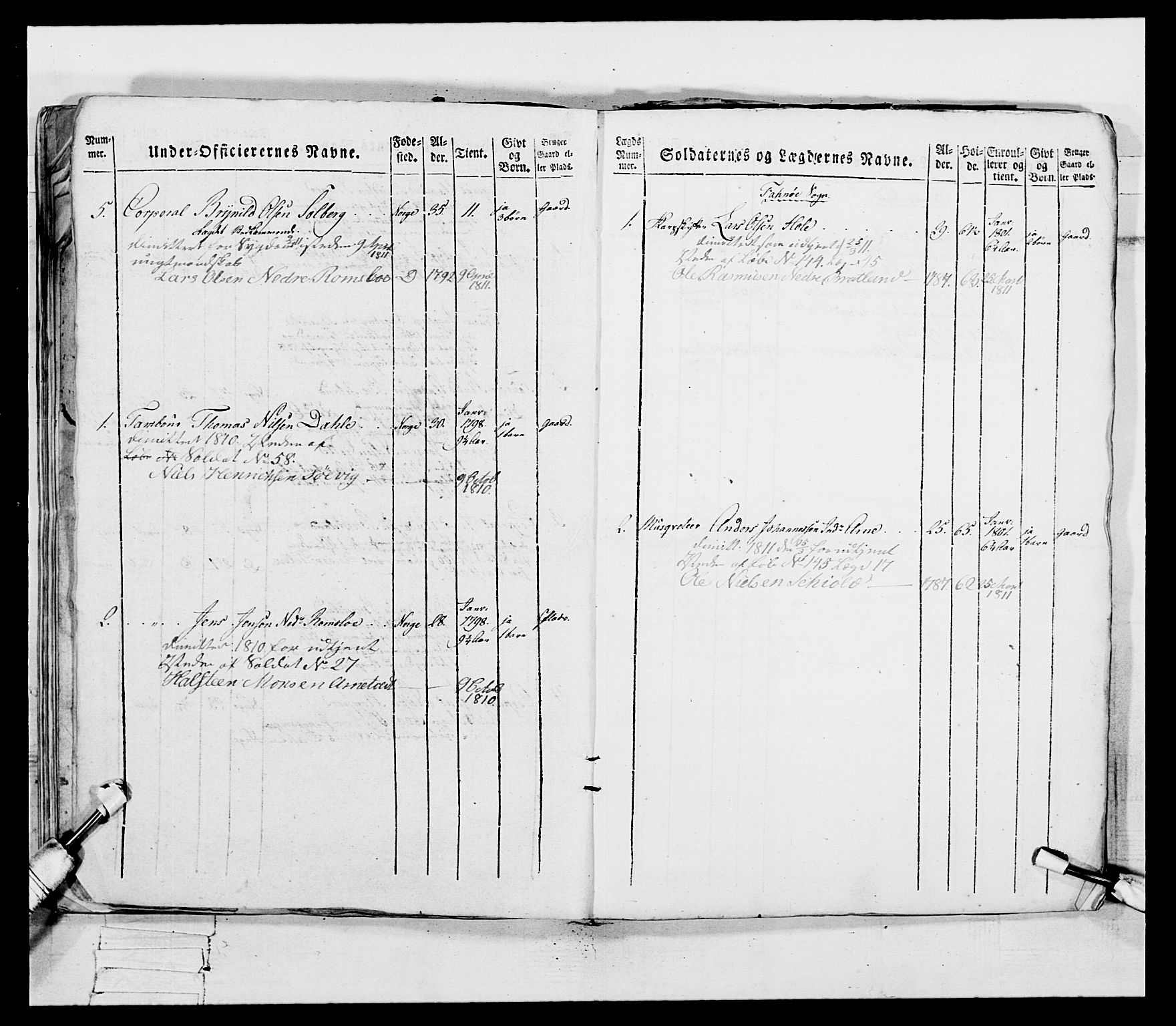 Generalitets- og kommissariatskollegiet, Det kongelige norske kommissariatskollegium, AV/RA-EA-5420/E/Eh/L0097: Bergenhusiske nasjonale infanteriregiment, 1803-1807, p. 329