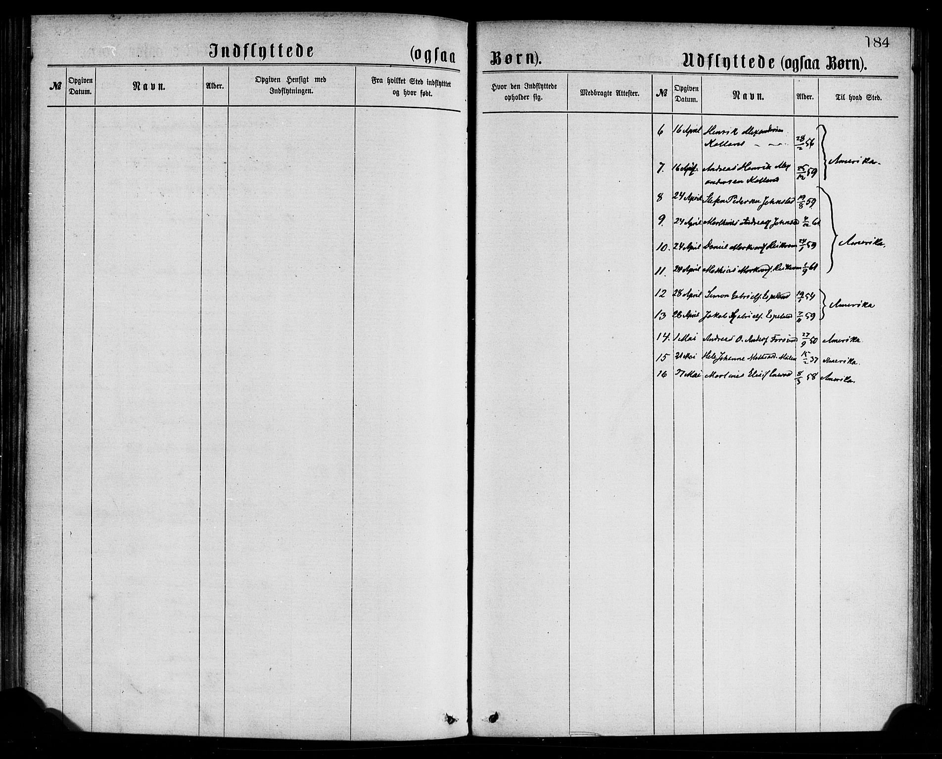 Førde sokneprestembete, SAB/A-79901/H/Haa/Haaa/L0011: Parish register (official) no. A 11, 1877-1880, p. 184