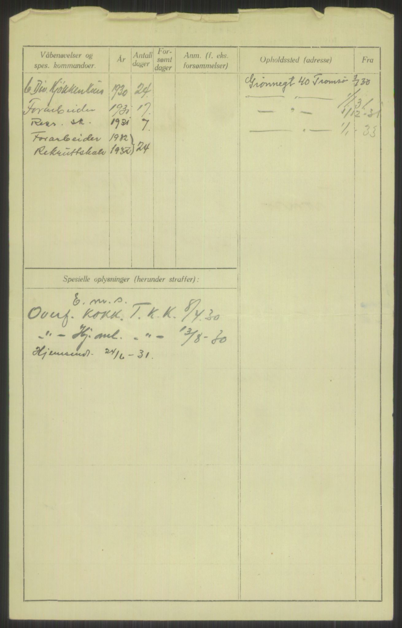 Forsvaret, Troms infanteriregiment nr. 16, AV/RA-RAFA-3146/P/Pa/L0014: Rulleblad for regimentets menige mannskaper, årsklasse 1930, 1930, p. 698