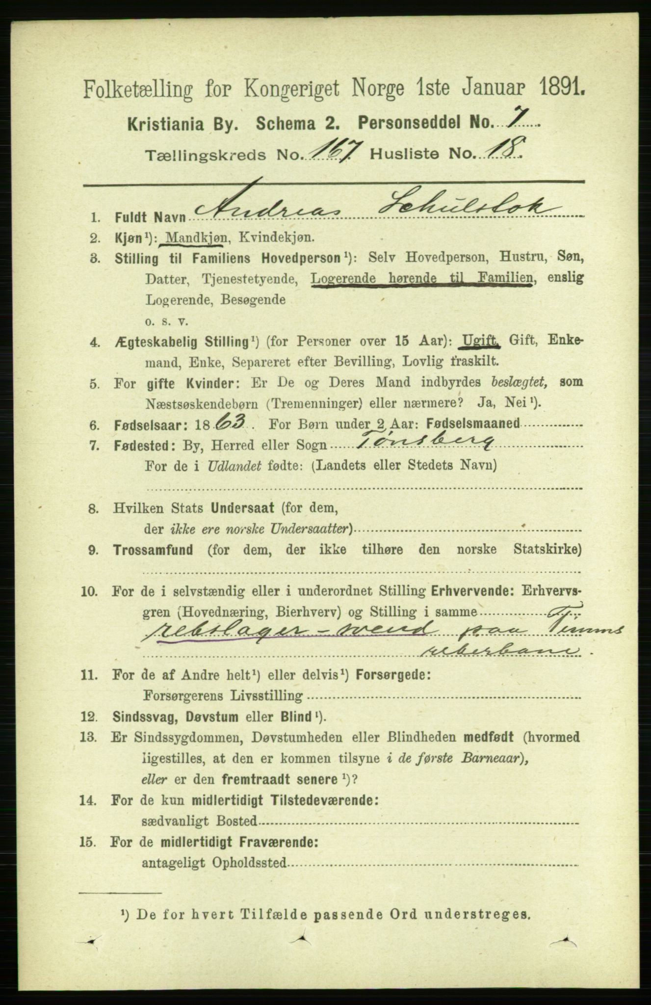 RA, 1891 census for 0301 Kristiania, 1891, p. 97702