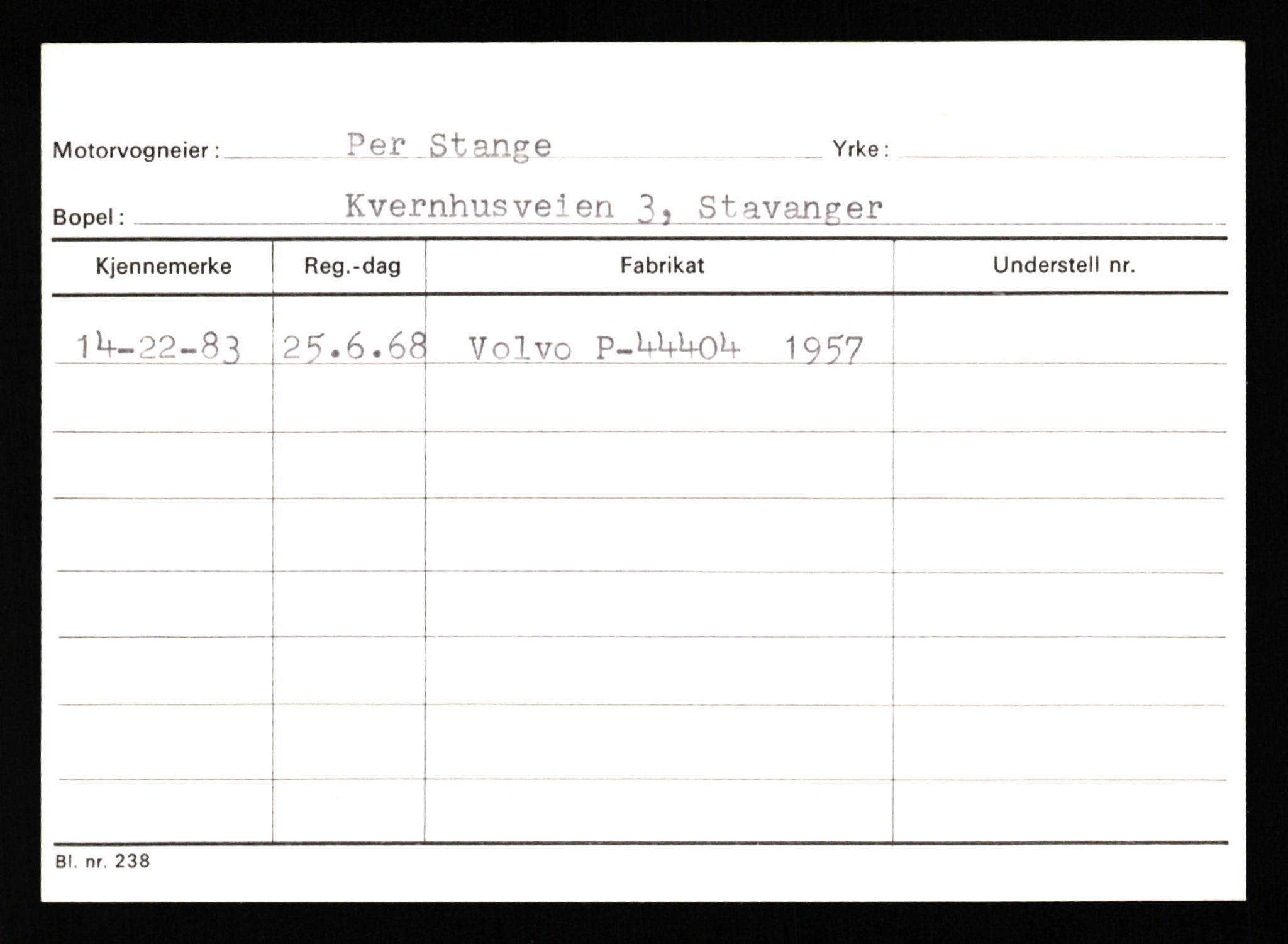 Stavanger trafikkstasjon, AV/SAST-A-101942/0/G/L0010: Registreringsnummer: 130000 - 239953, 1930-1971, p. 393