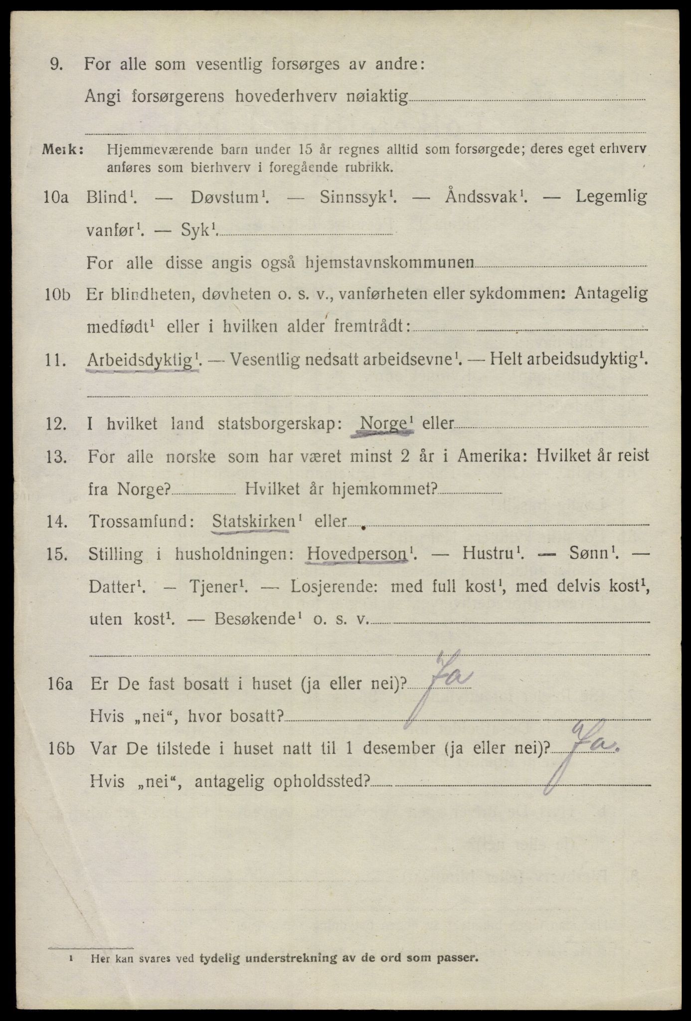 SAO, 1920 census for Glemmen, 1920, p. 6046