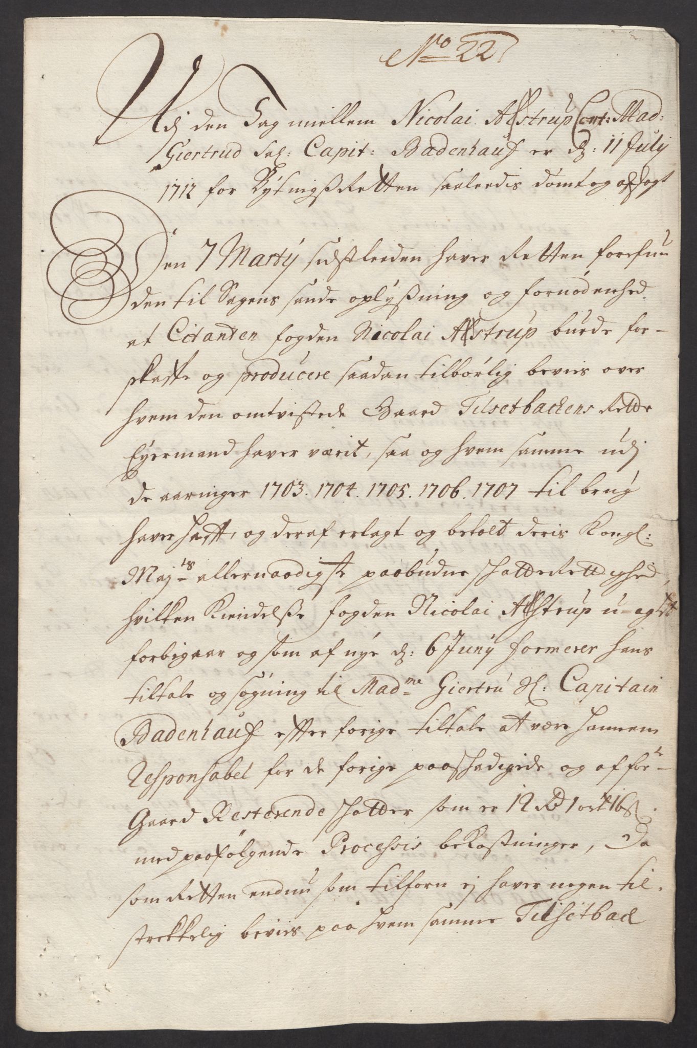 Rentekammeret inntil 1814, Reviderte regnskaper, Fogderegnskap, AV/RA-EA-4092/R54/L3565: Fogderegnskap Sunnmøre, 1712-1713, p. 297