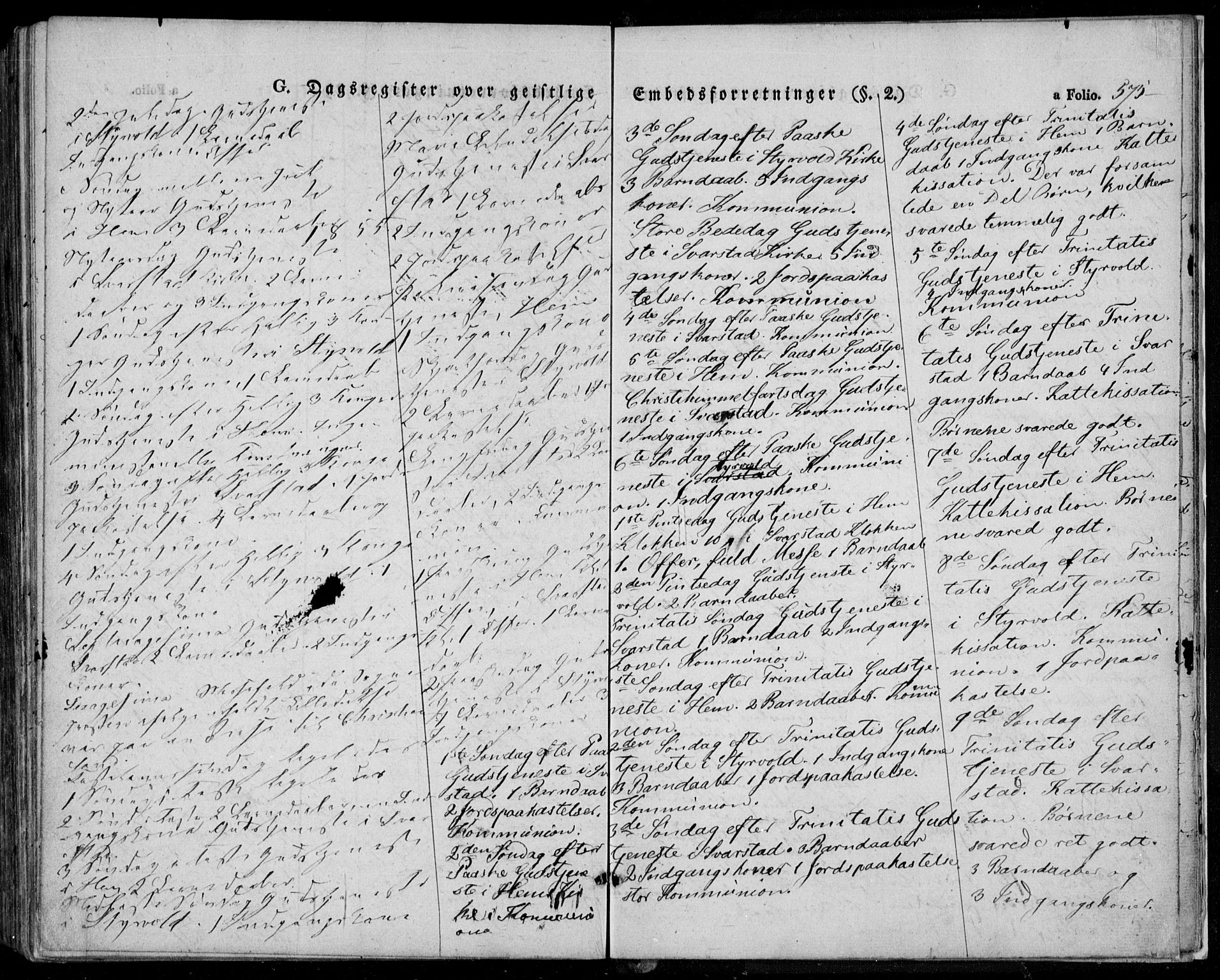 Lardal kirkebøker, AV/SAKO-A-350/F/Fa/L0006: Parish register (official) no. I 6, 1835-1860, p. 575