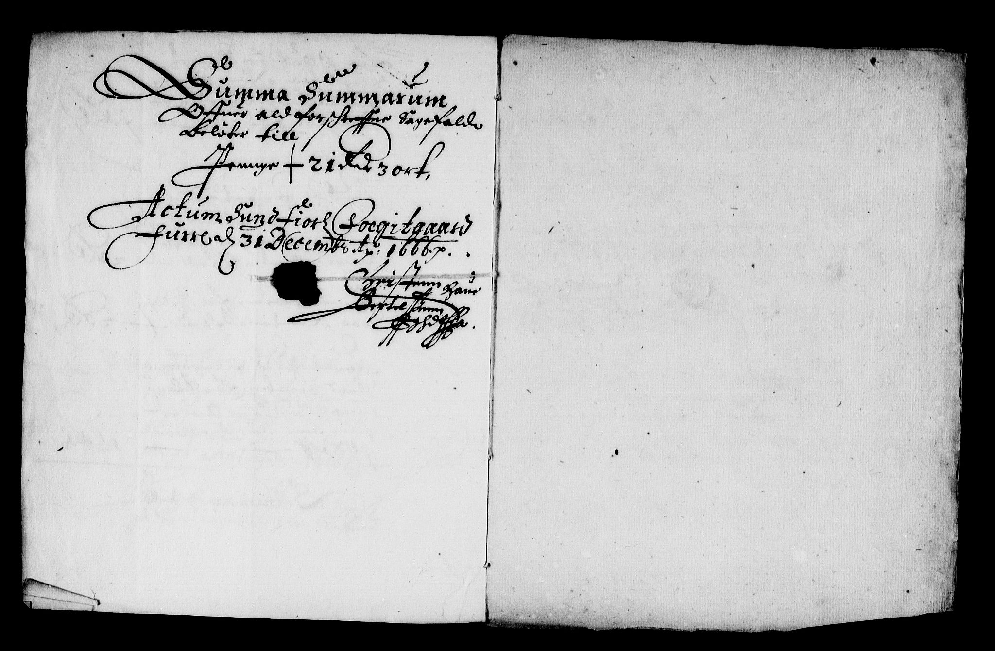 Rentekammeret inntil 1814, Reviderte regnskaper, Stiftamtstueregnskaper, Bergen stiftamt, RA/EA-6043/R/Rc/L0022: Bergen stiftamt, 1666