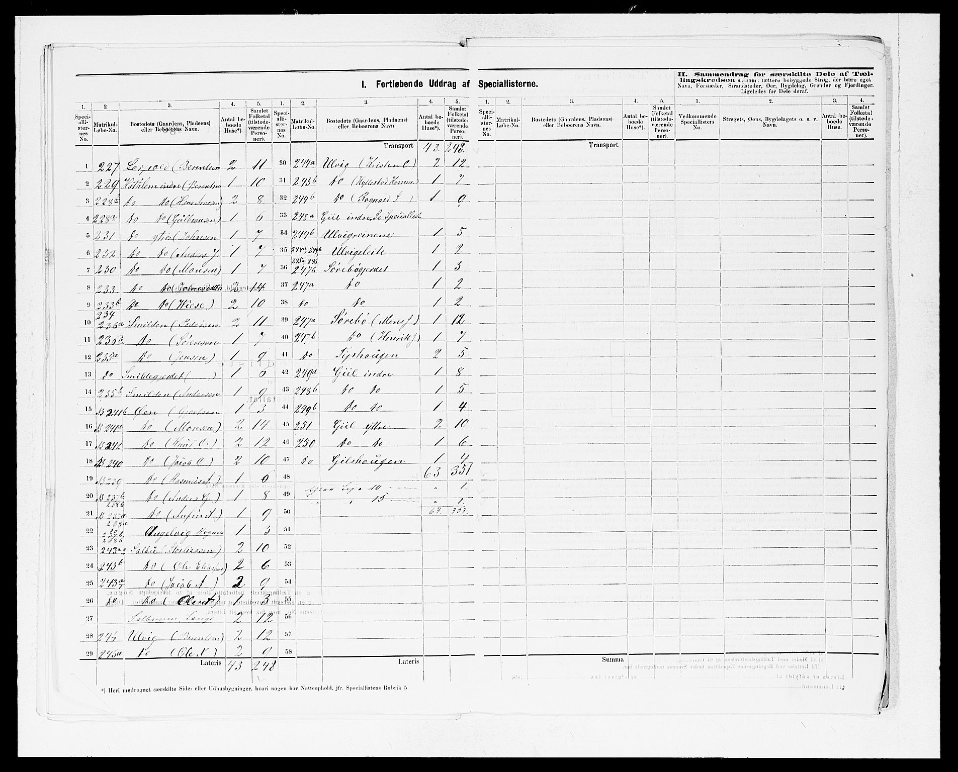 SAB, 1875 census for 1413P Hyllestad, 1875, p. 25