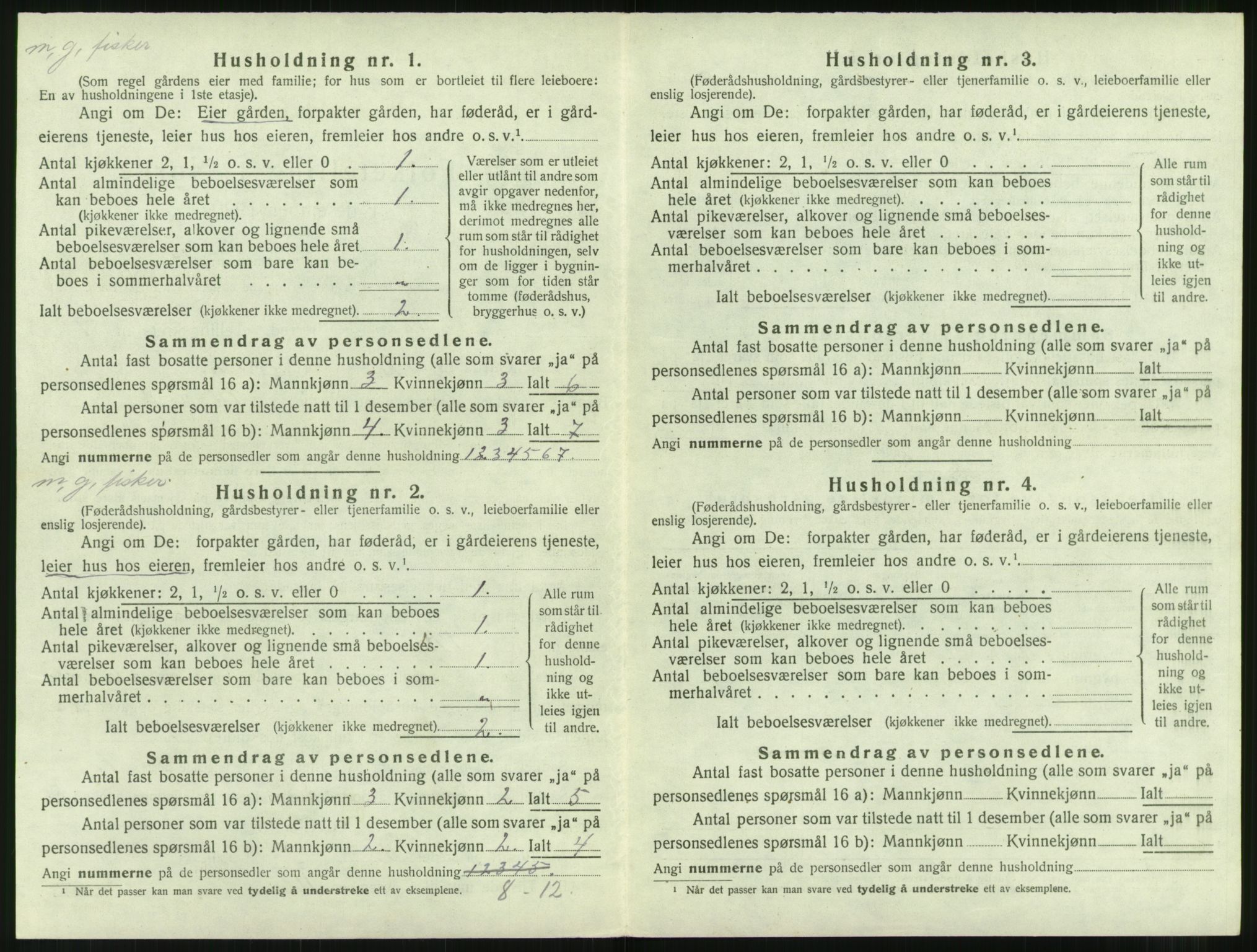 SAT, 1920 census for Aukra, 1920, p. 728