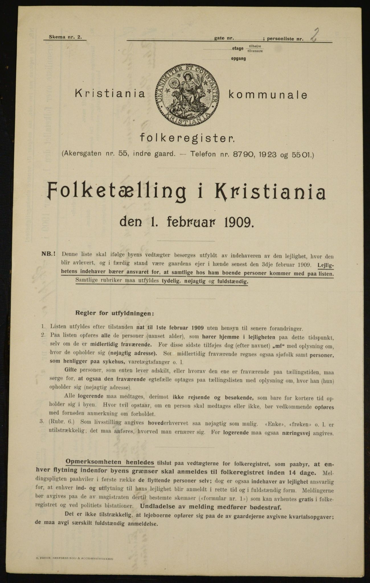 OBA, Municipal Census 1909 for Kristiania, 1909, p. 86530