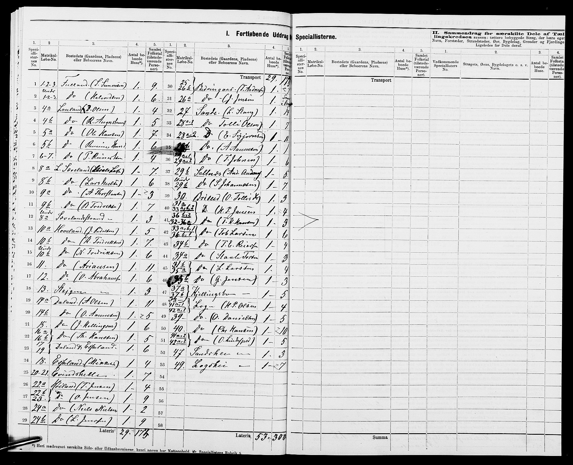 SAK, 1875 census for 1039P Herad, 1875, p. 22