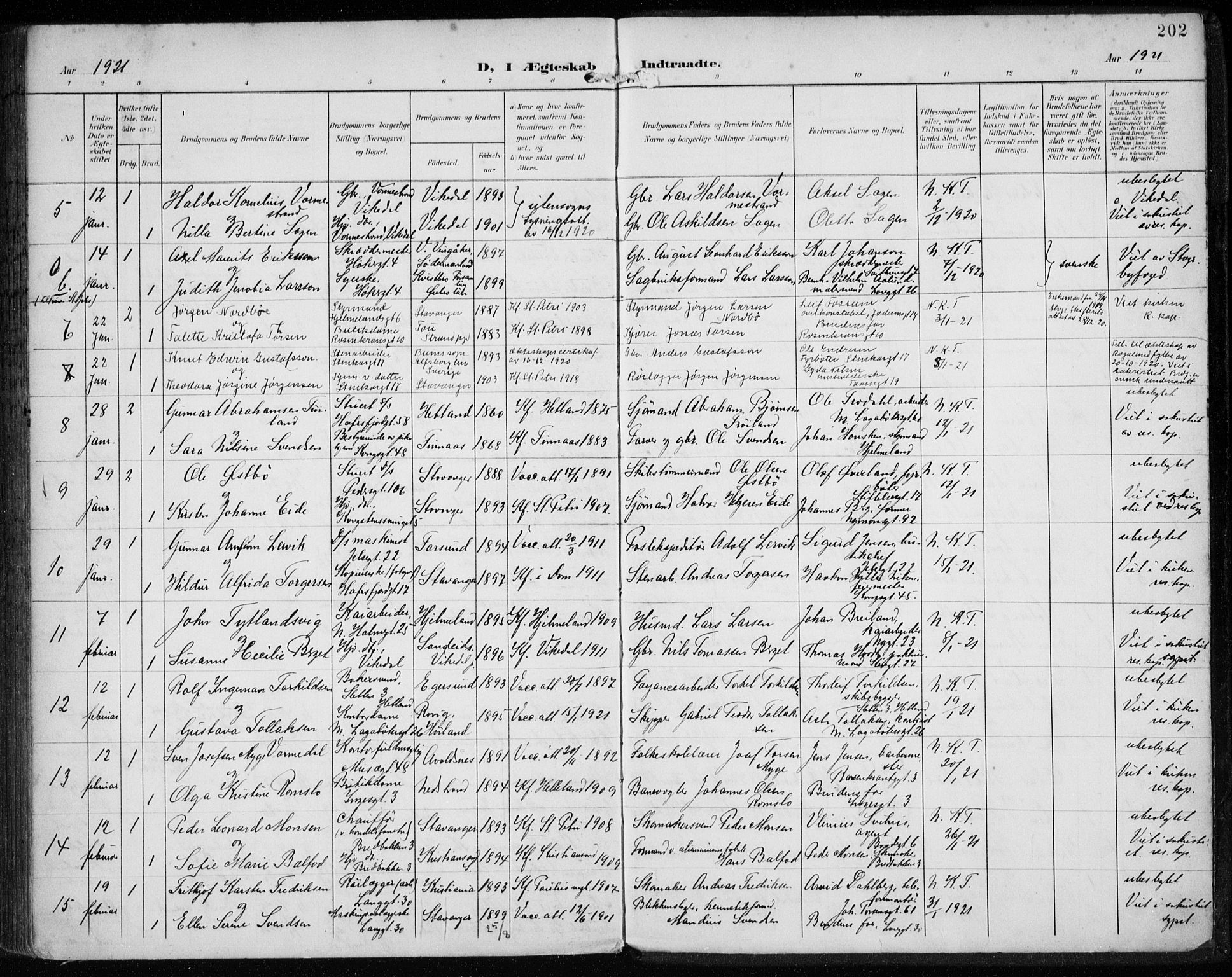 St. Petri sokneprestkontor, AV/SAST-A-101813/002/A/L0003: Parish register (official) no. A 24, 1900-1921, p. 202