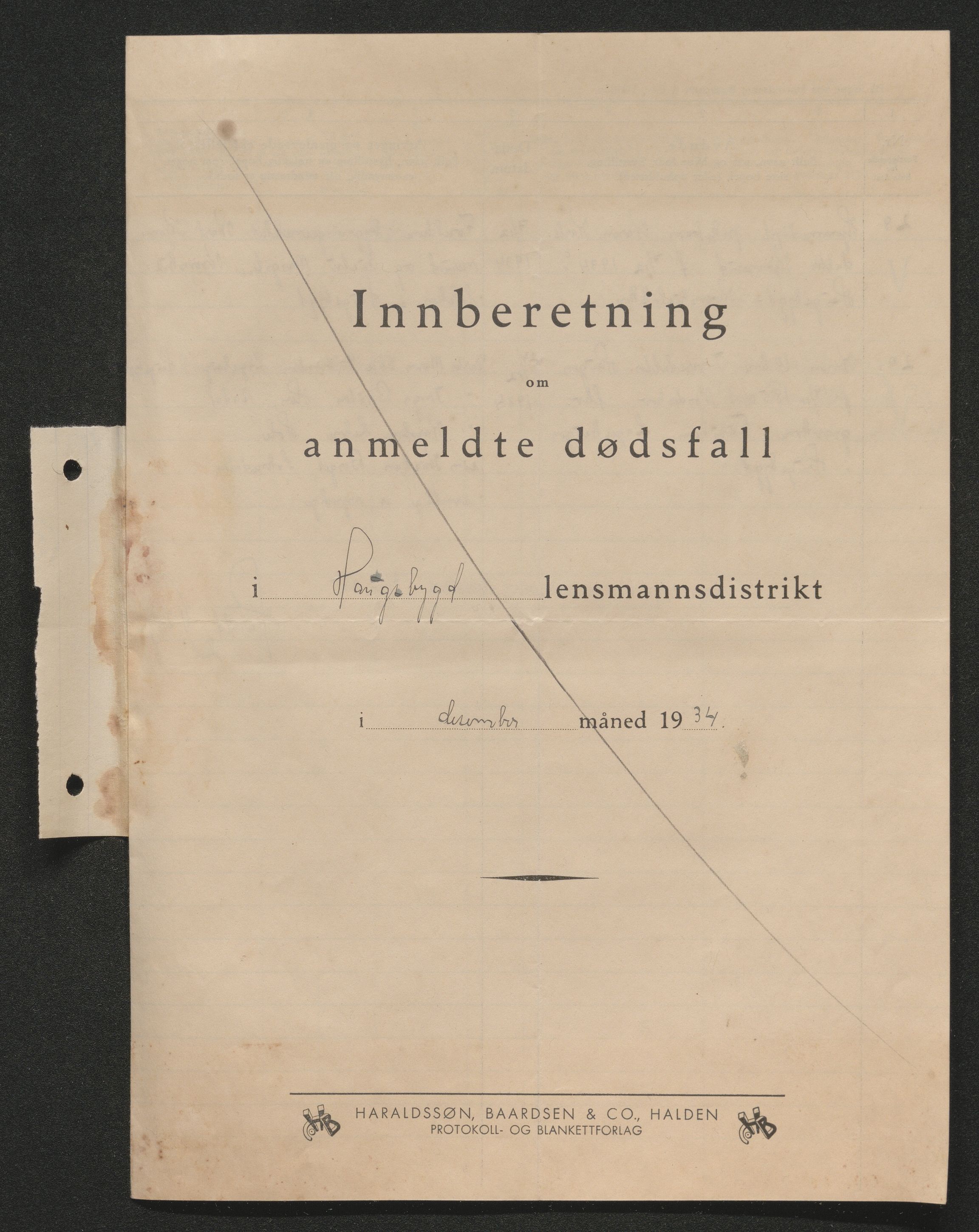 Ringerike sorenskriveri, AV/SAKO-A-105/H/Ha/Hab/L0017: Dødsfallslister Haugsbygd, 1931-1940