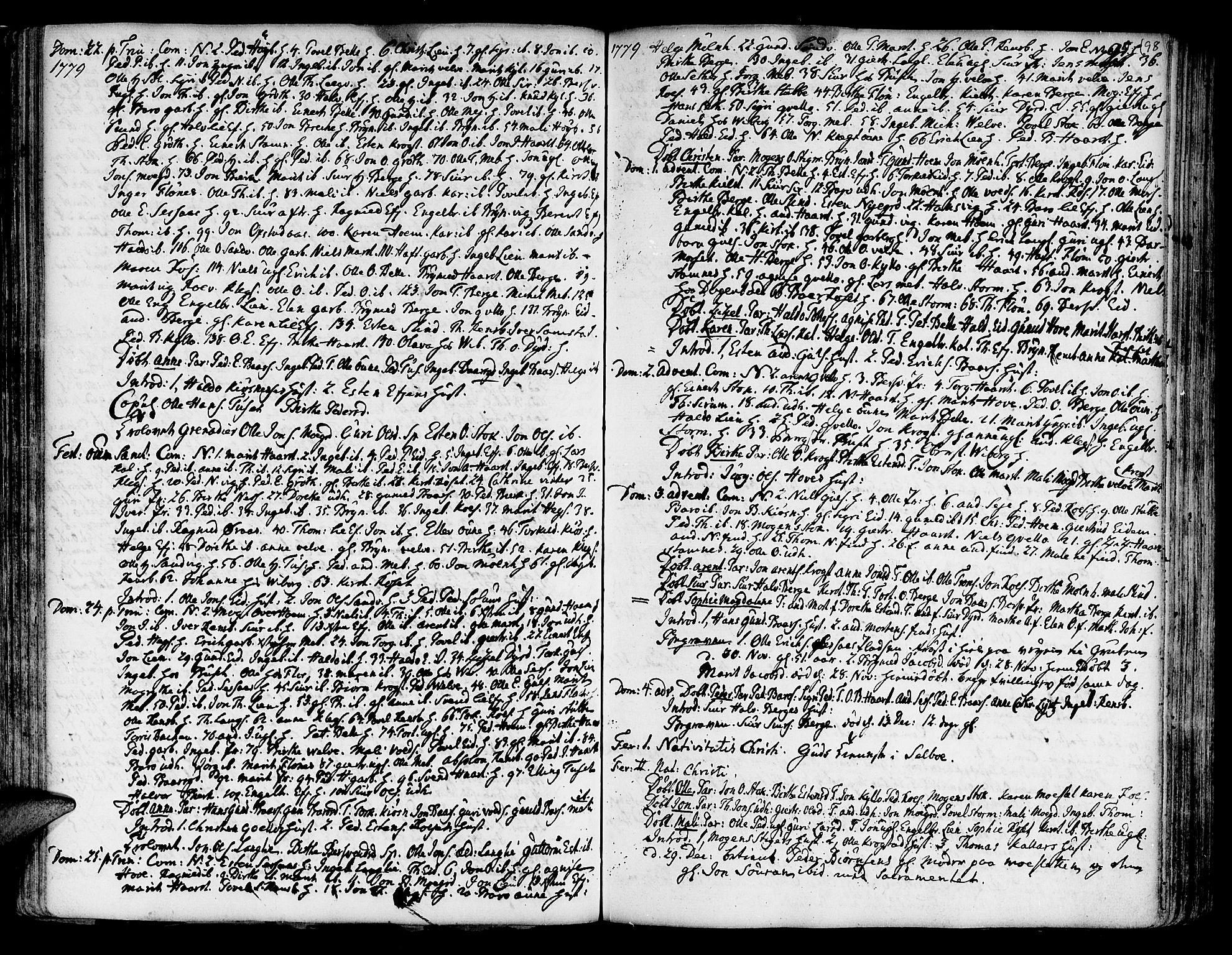 Ministerialprotokoller, klokkerbøker og fødselsregistre - Sør-Trøndelag, SAT/A-1456/695/L1138: Parish register (official) no. 695A02 /1, 1757-1801, p. 98