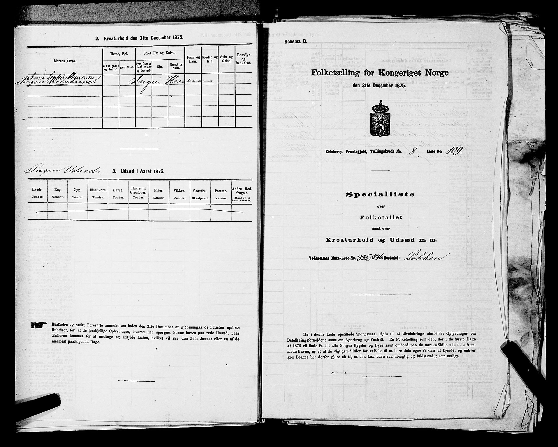 RA, 1875 census for 0125P Eidsberg, 1875, p. 1844