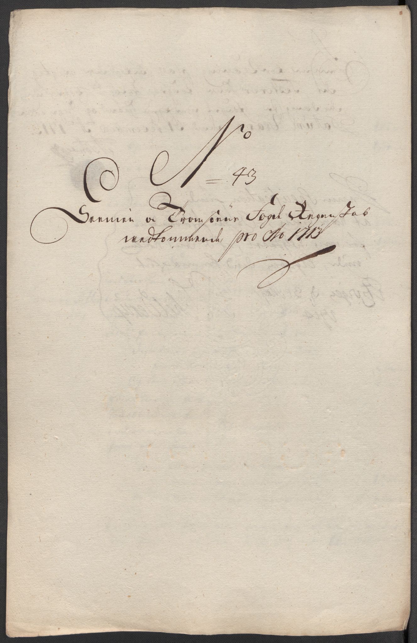 Rentekammeret inntil 1814, Reviderte regnskaper, Fogderegnskap, AV/RA-EA-4092/R68/L4759: Fogderegnskap Senja og Troms, 1713, p. 215