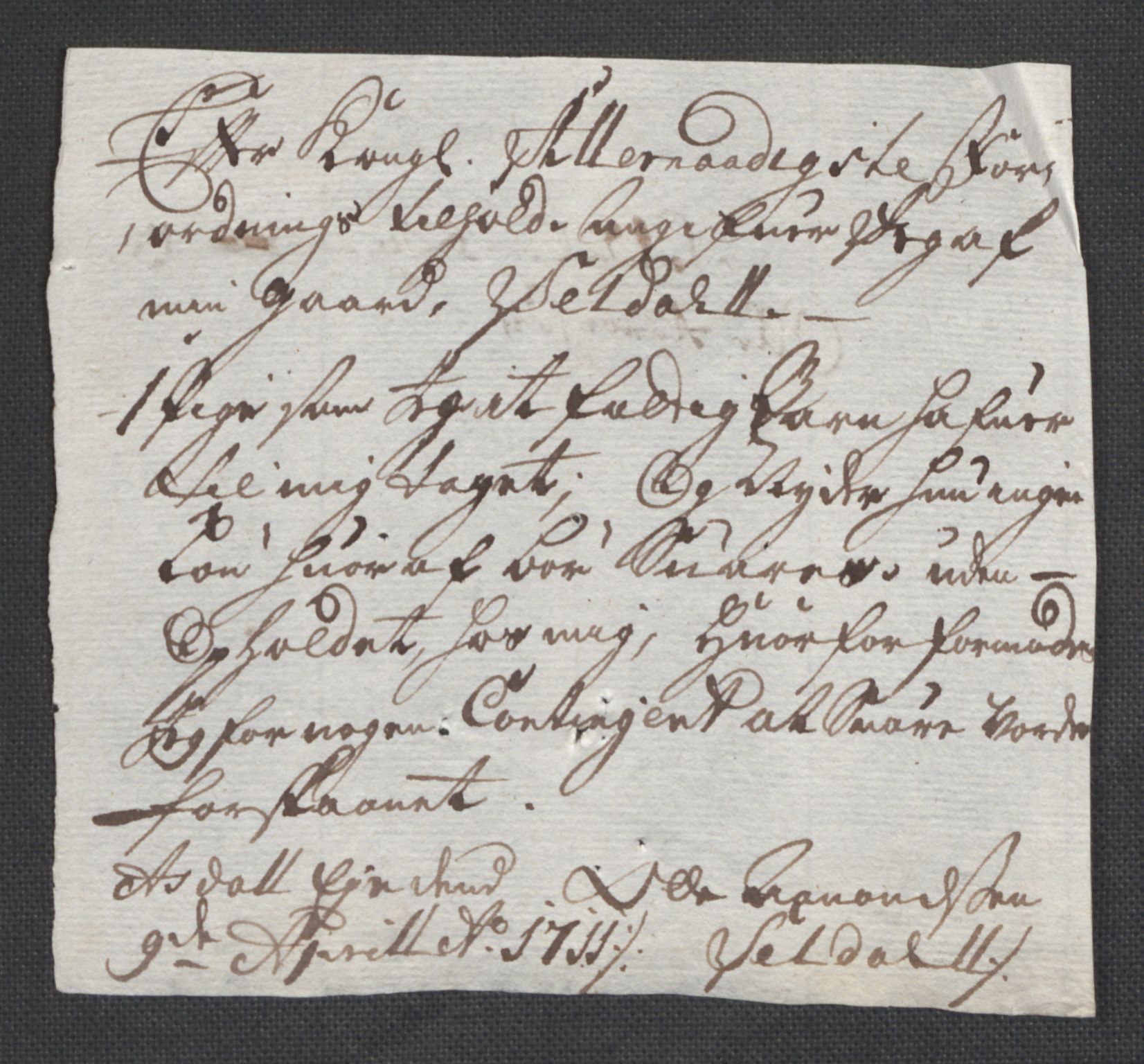 Rentekammeret inntil 1814, Reviderte regnskaper, Fogderegnskap, AV/RA-EA-4092/R39/L2319: Fogderegnskap Nedenes, 1710-1711, p. 673