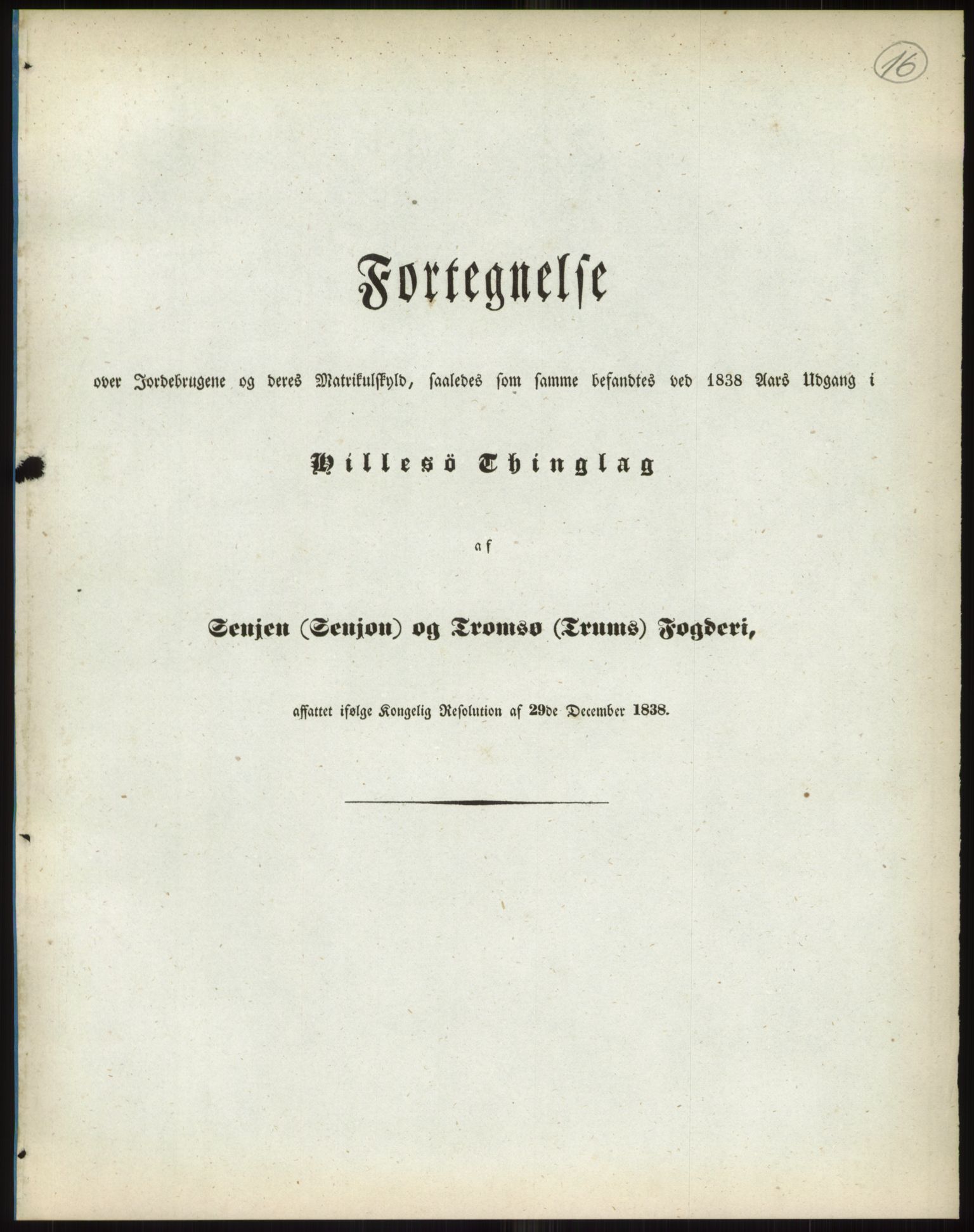 Andre publikasjoner, PUBL/PUBL-999/0002/0018: Bind 18 - Finnmarkens amt: Senja og Tromsø fogderi, 1838, p. 25