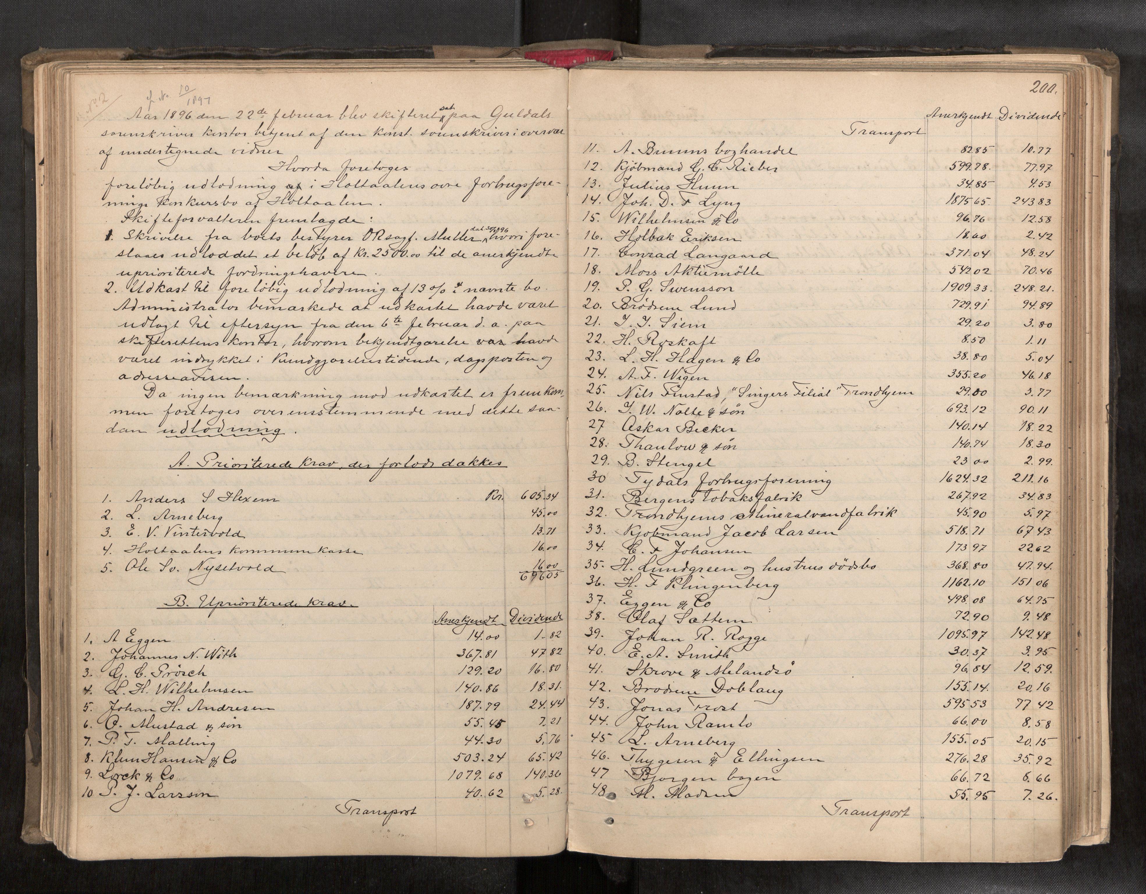 Gauldal sorenskriveri, AV/SAT-A-0014/1/3/3A/L0015: Skifteslutningsprotokoll  2, 1889-1902, p. 200