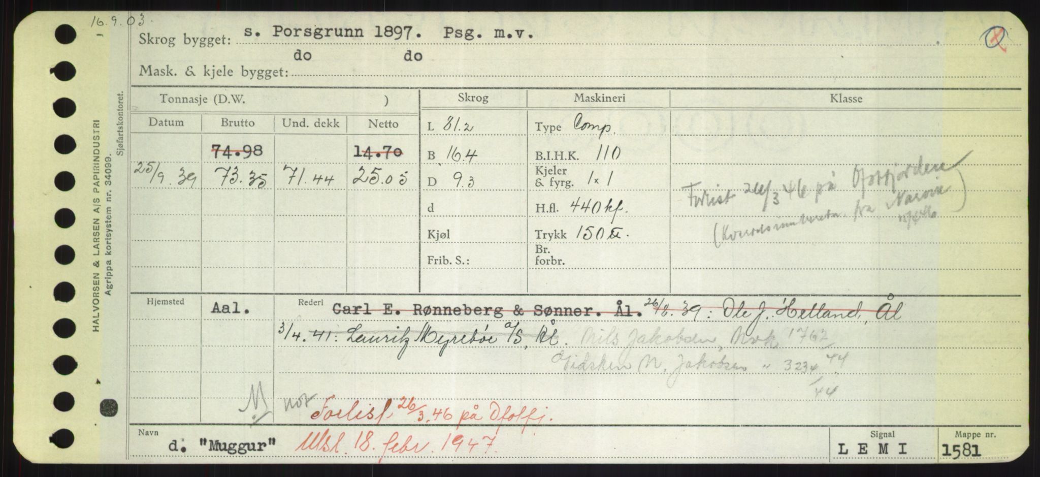 Sjøfartsdirektoratet med forløpere, Skipsmålingen, AV/RA-S-1627/H/Hd/L0025: Fartøy, Min-Mås, p. 349