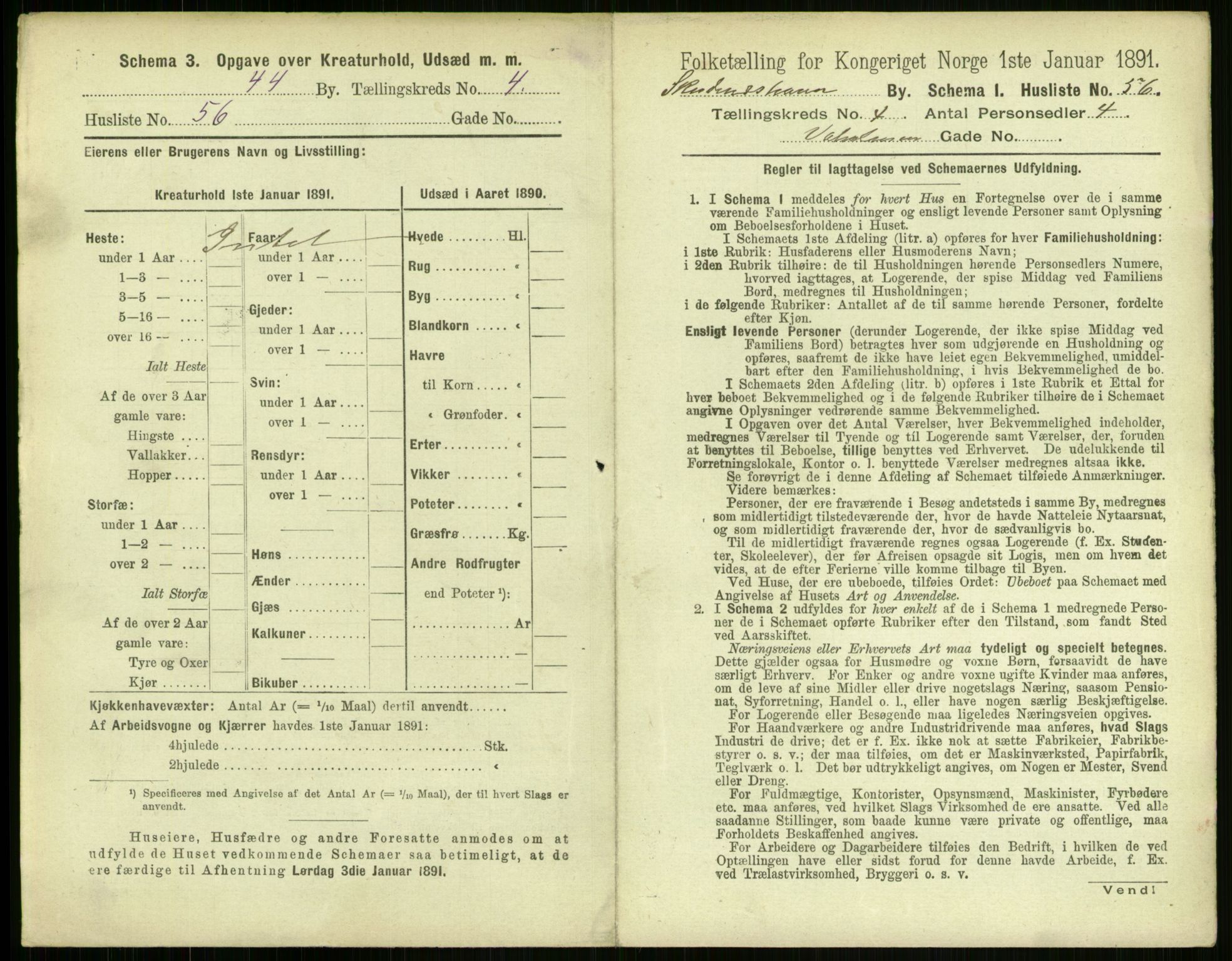 RA, 1891 census for 1104 Skudeneshavn, 1891, p. 404