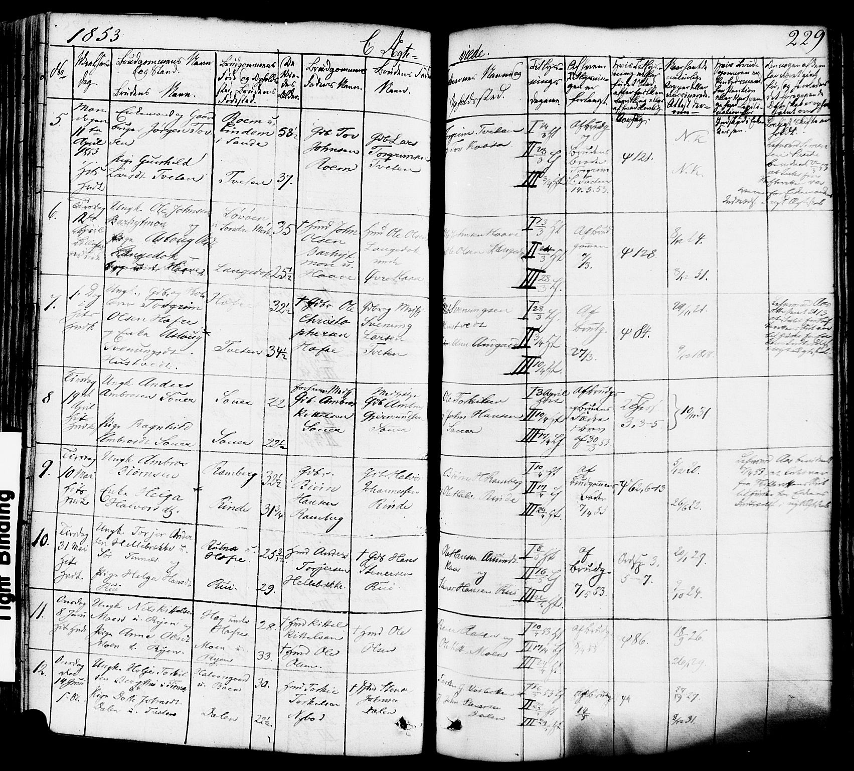 Heddal kirkebøker, AV/SAKO-A-268/F/Fa/L0006: Parish register (official) no. I 6, 1837-1854, p. 229