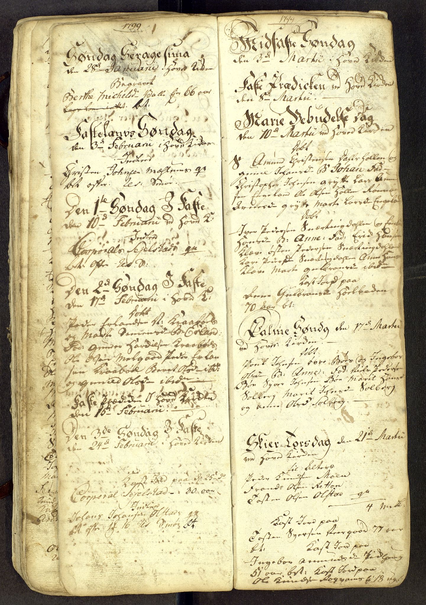 Gausdal prestekontor, AV/SAH-PREST-090/H/Ha: Parish register draft no. -, 1794-1811