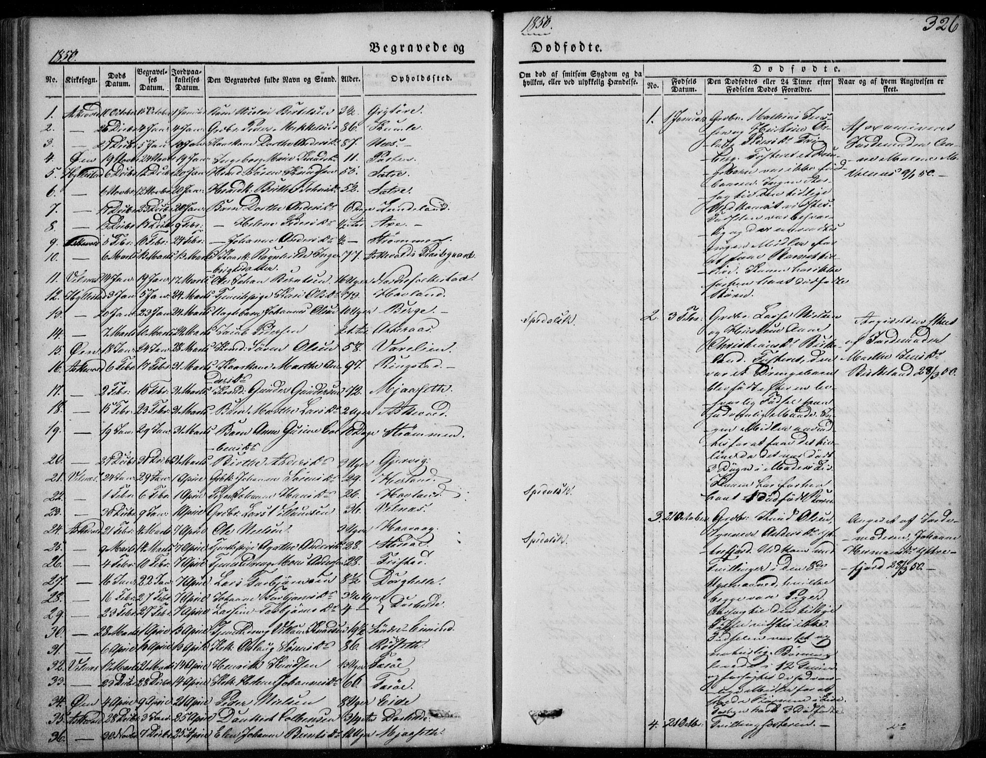 Askvoll sokneprestembete, AV/SAB-A-79501/H/Haa/Haaa/L0011/0002: Parish register (official) no. A 11 II, 1845-1878, p. 326