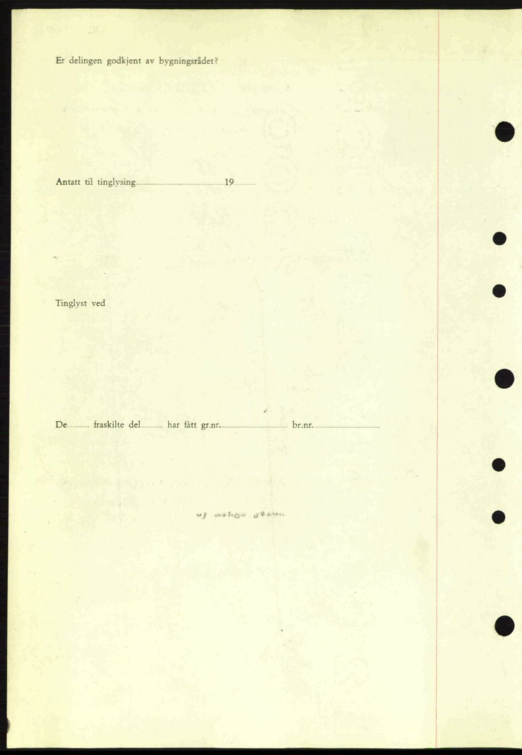 Nordre Sunnmøre sorenskriveri, AV/SAT-A-0006/1/2/2C/2Ca: Mortgage book no. A17, 1943-1944, Diary no: : 281/1944