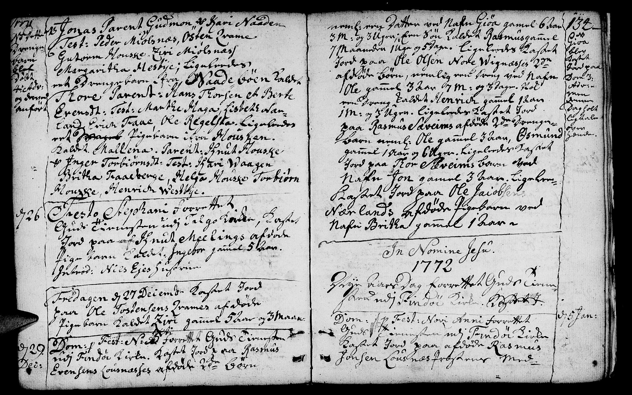 Finnøy sokneprestkontor, SAST/A-101825/H/Ha/Haa/L0004: Parish register (official) no. A 4, 1746-1772, p. 134
