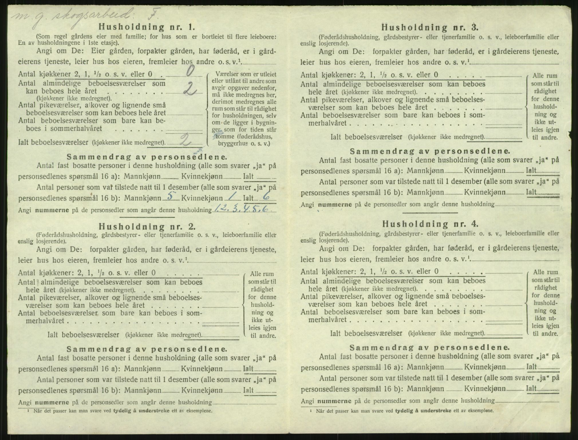 SAT, 1920 census for Surnadal, 1920, p. 1078